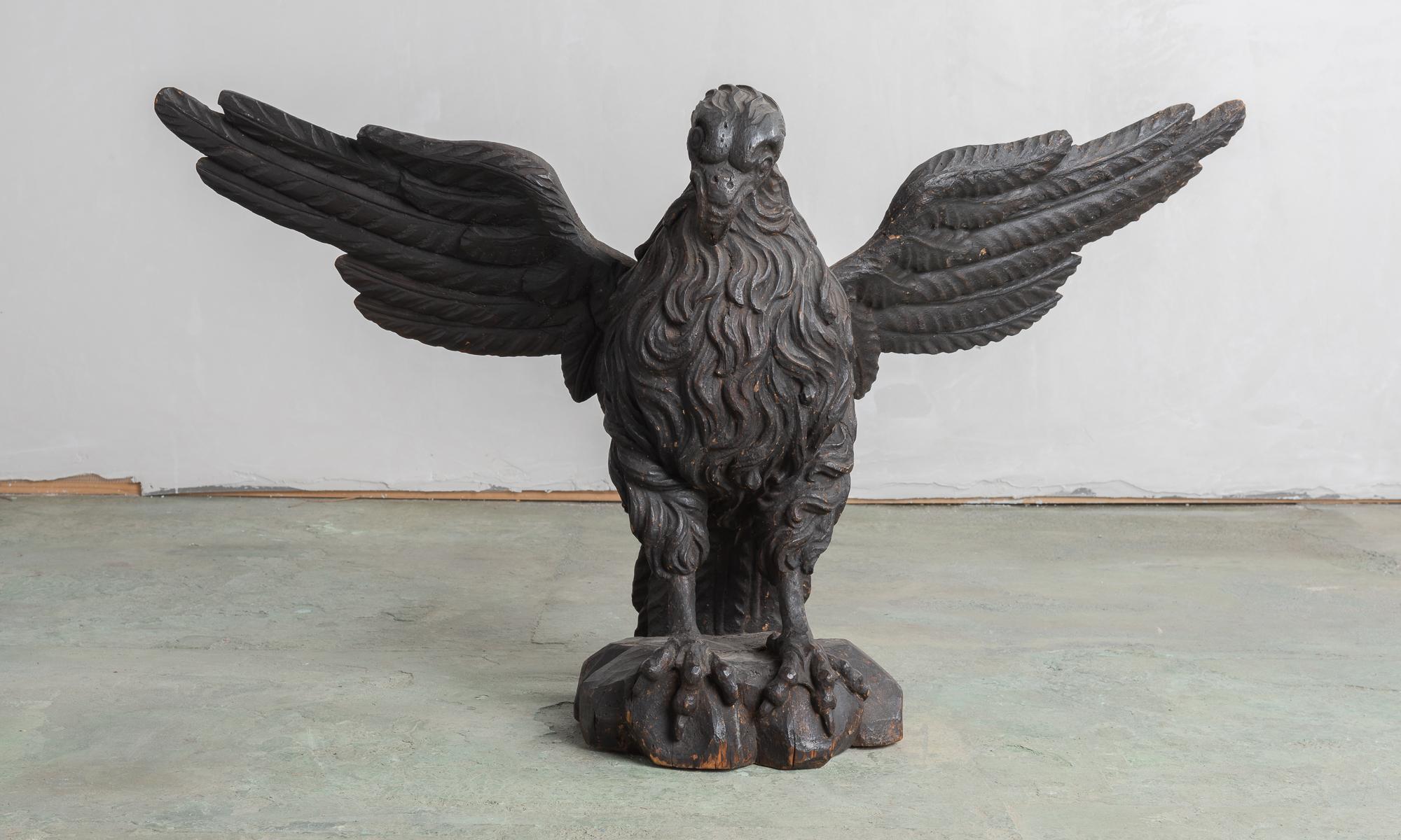 American Early 19th Century Carved Wooden Eagles