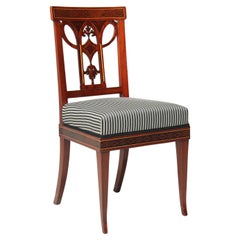 Early 19th Century Chair, Mahogany with Marquetry, Southern Germany, circa 1810