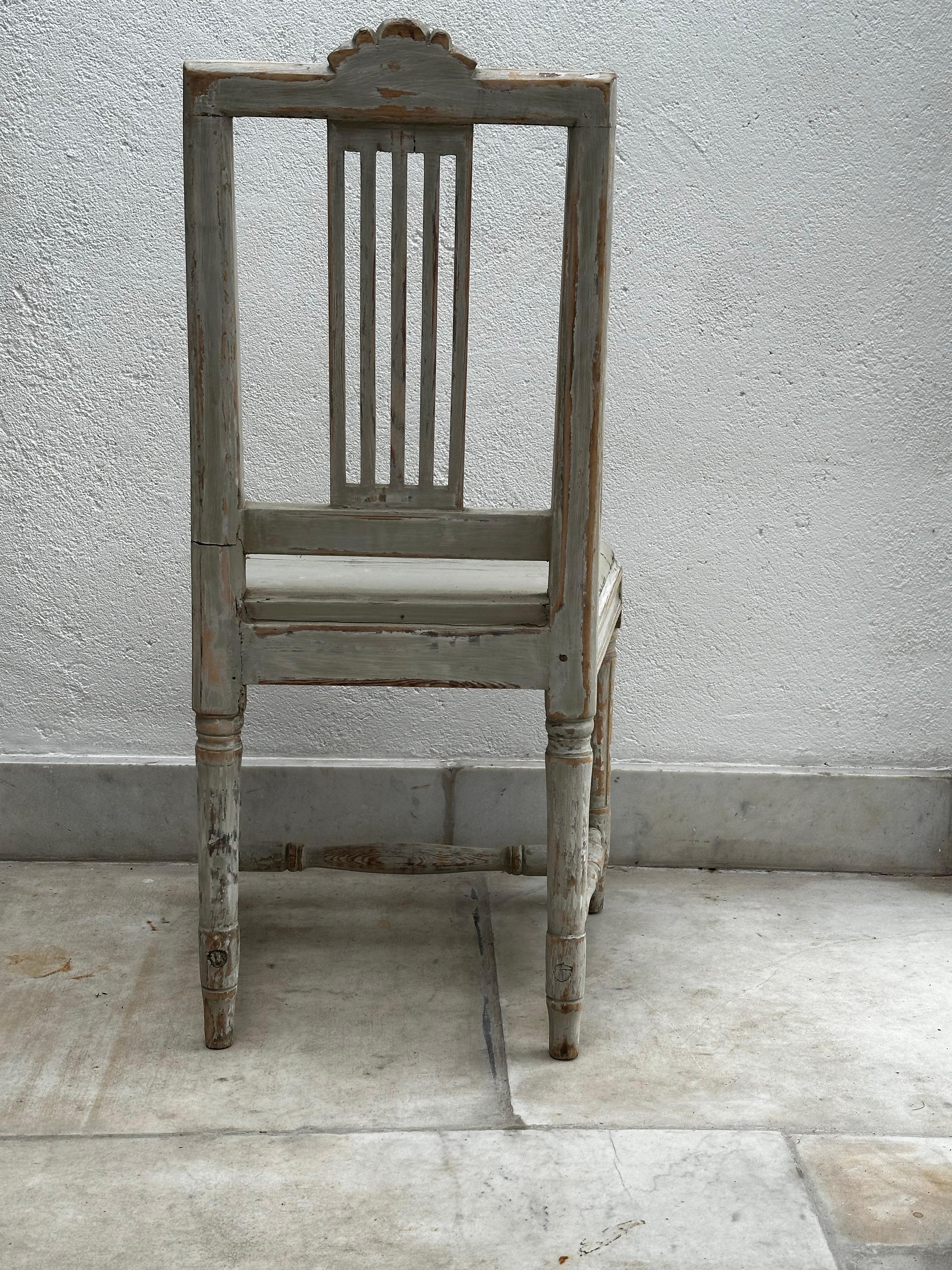 Hand-Carved Early 19th Century chairs For Sale