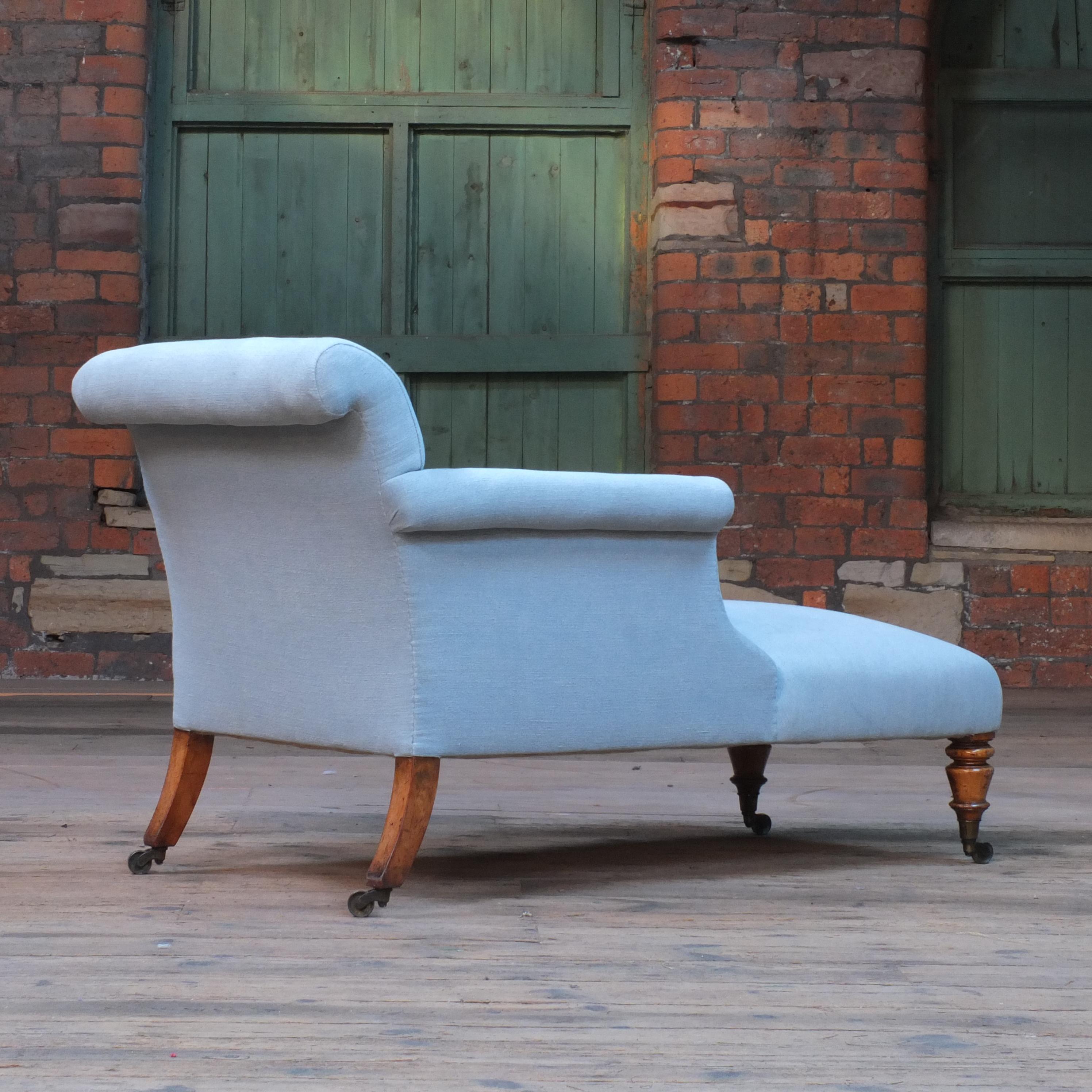 English Early 19th Century Chaise Lounge by Charles Hindley & Sons