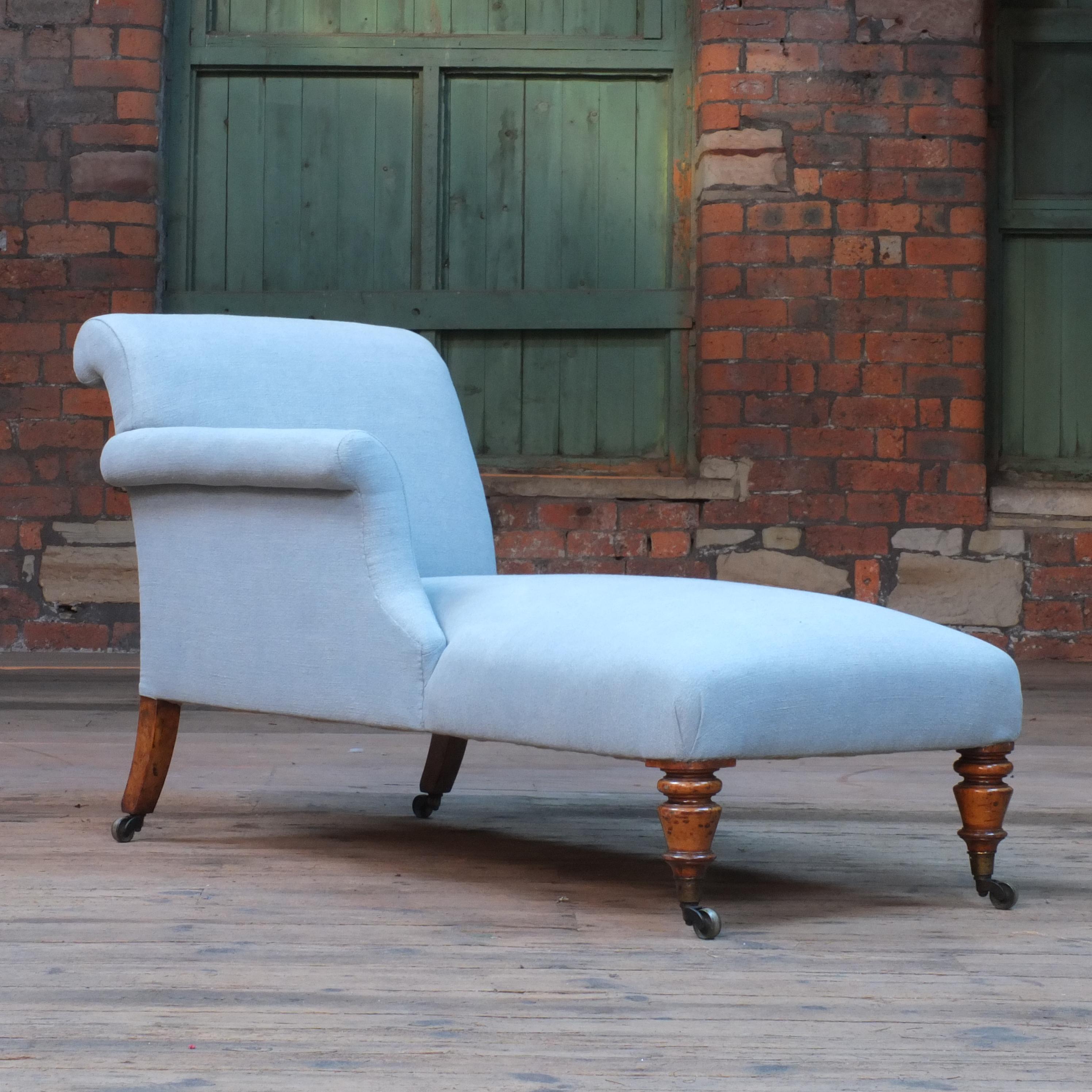 Mahogany Early 19th Century Chaise Lounge by Charles Hindley & Sons