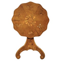 EARLY 19th CENTURY CHARLES X INLAID 'SAIL' TABLE