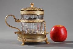 Early 19th Century Charles X Ormolu and Cut-Crystal Bowl