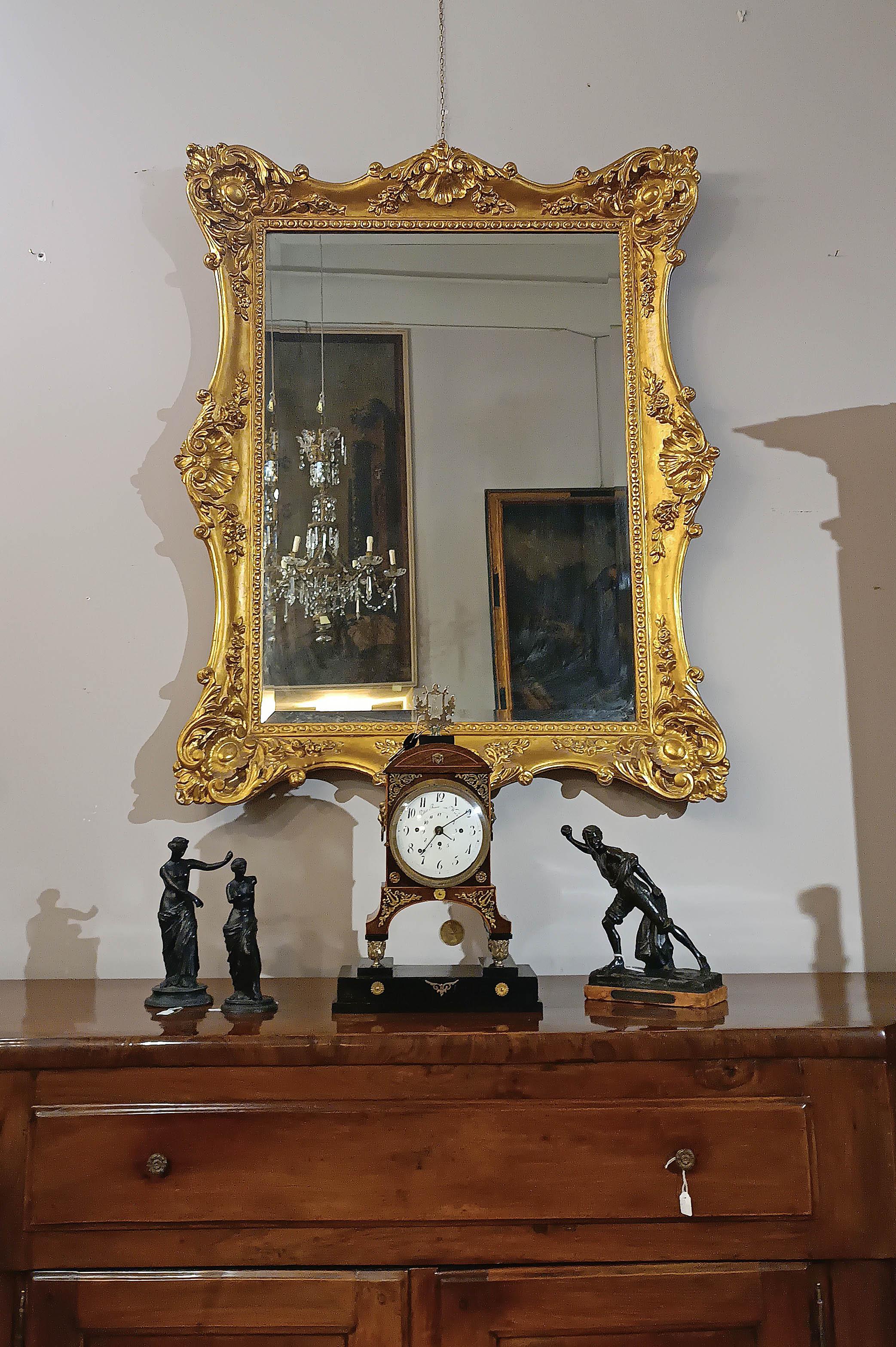 EARLY 19th CENTURY CHARLES X RECTANGULAR MIRROR For Sale 2