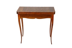 Early 19th Century Cherry And Walnut Card Table