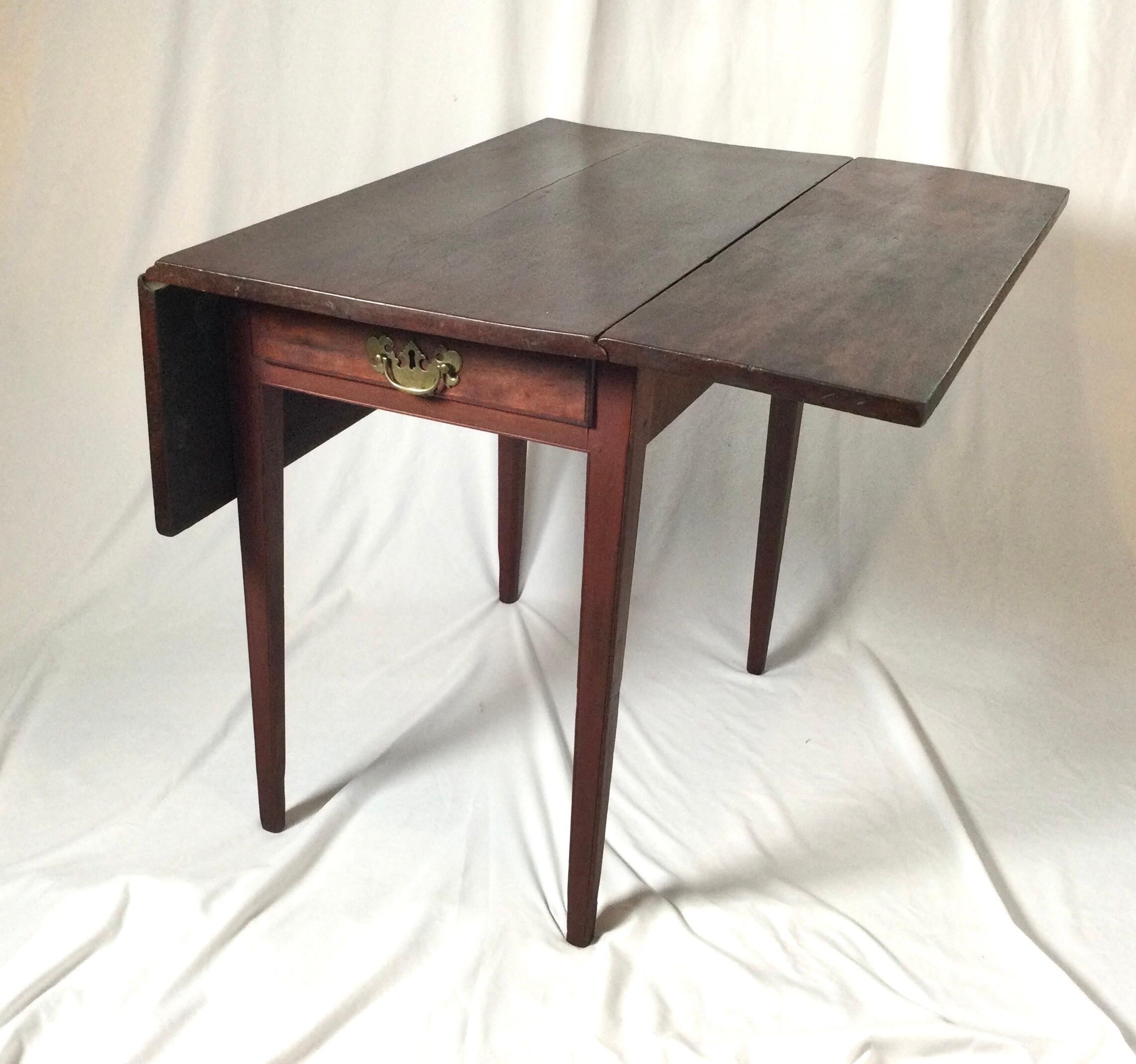 antique drop leaf table