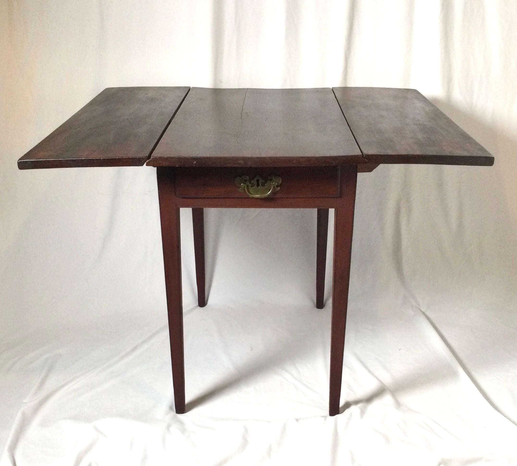 cherry drop leaf table antique