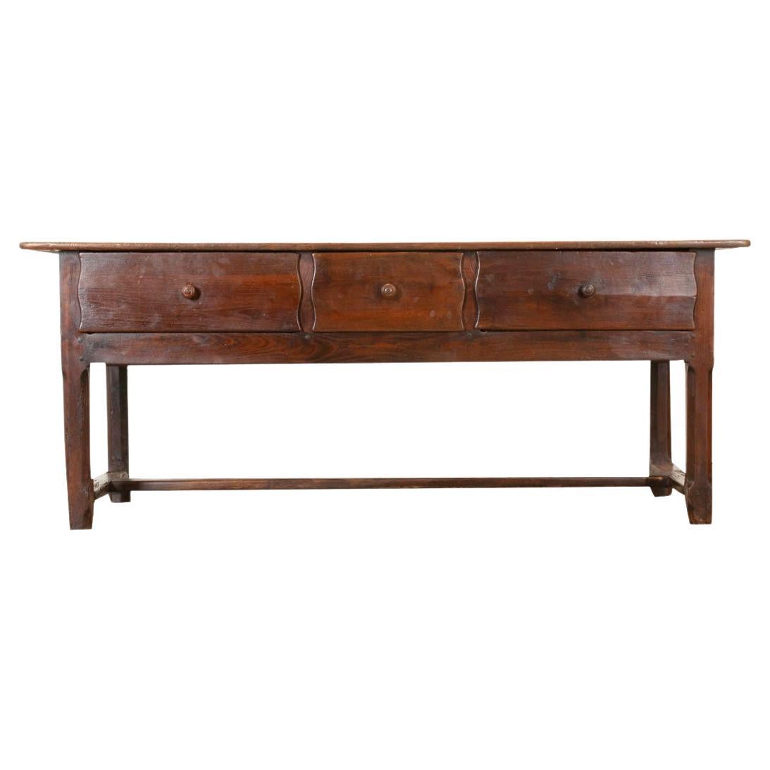 Early 19th Century Chestnut Server For Sale
