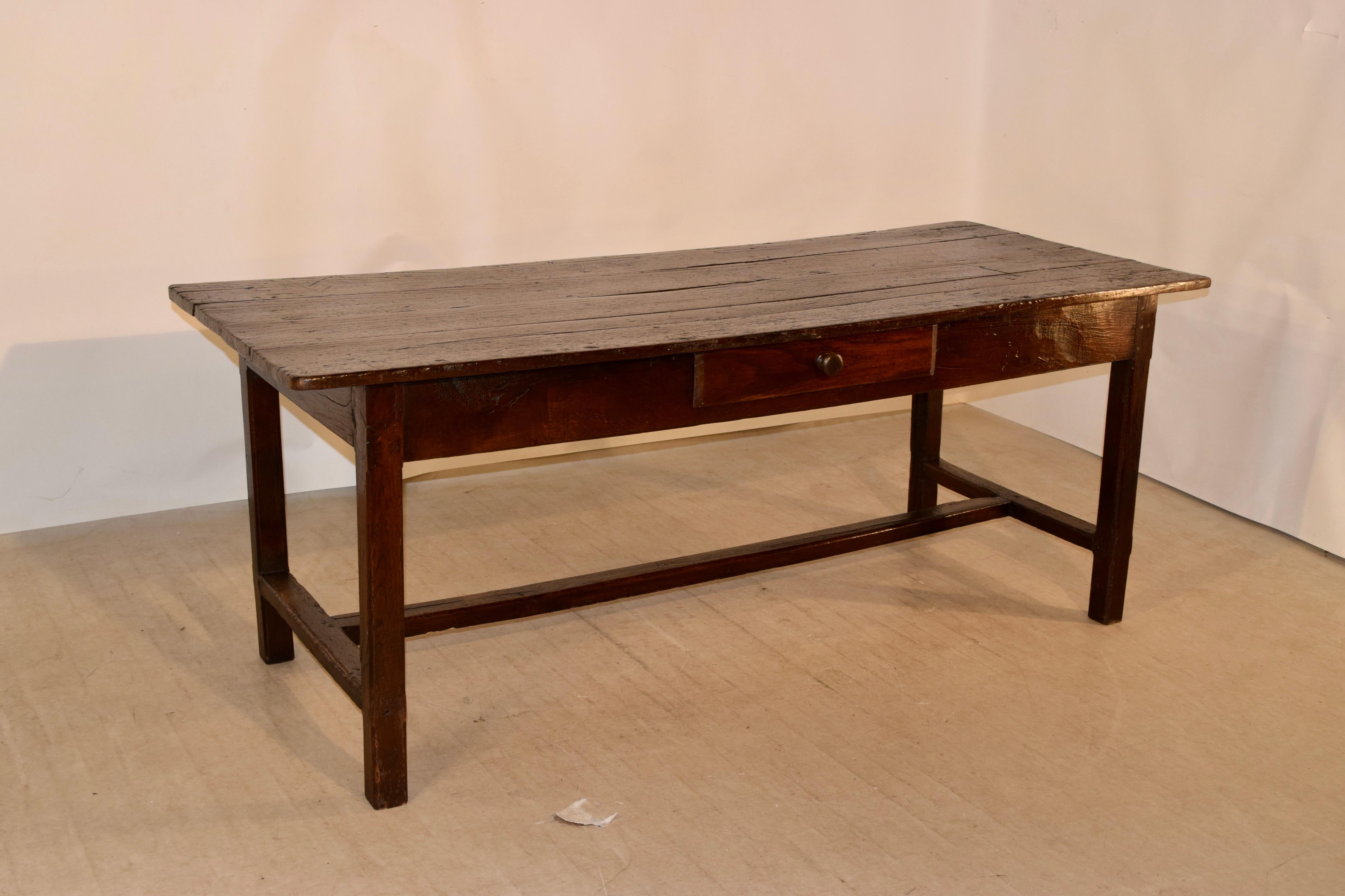Country Early 19th Century Chestnut Table