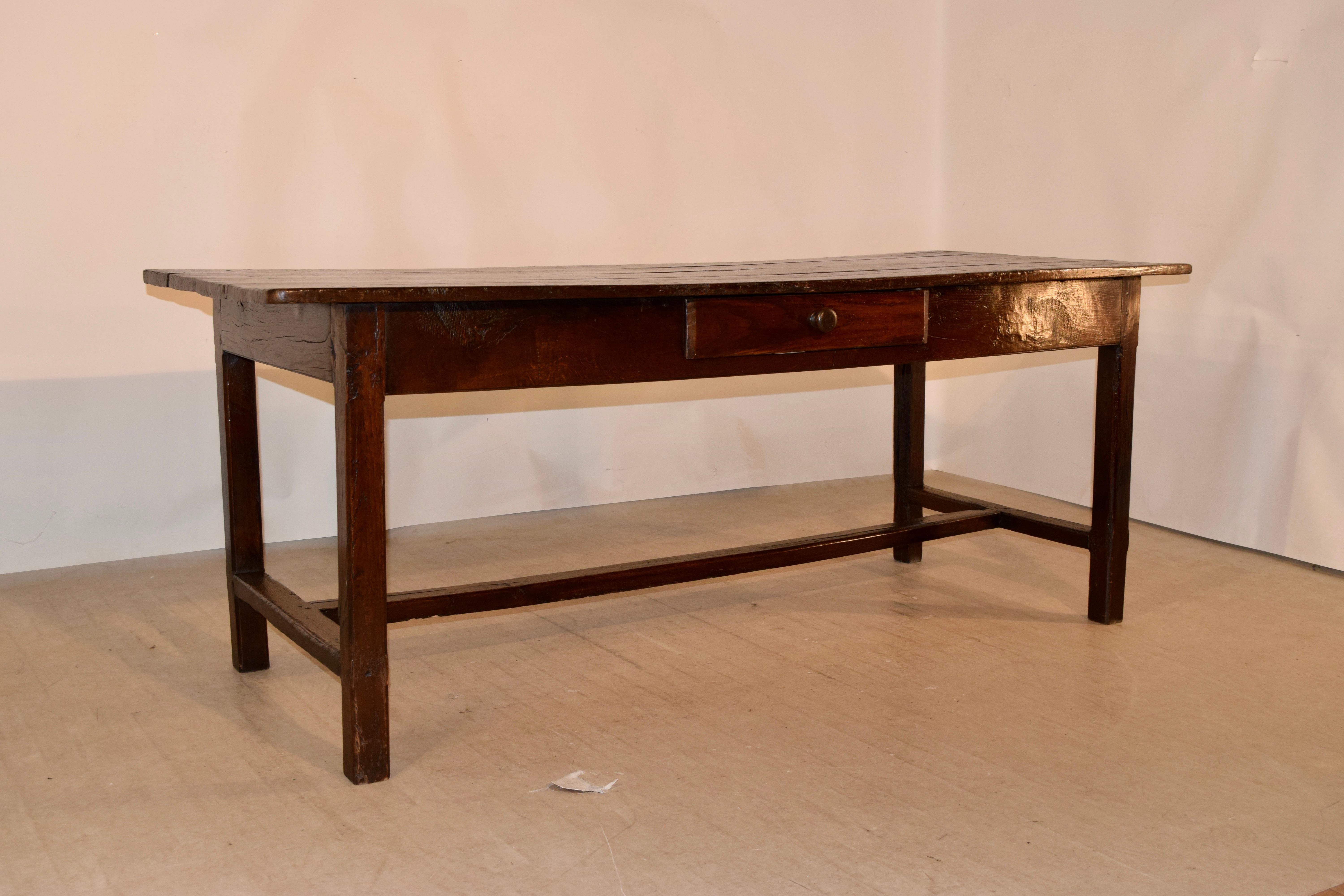 Early 19th Century Chestnut Table 1