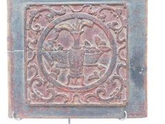Early 19th Century Chinese Carved Panel on Stand