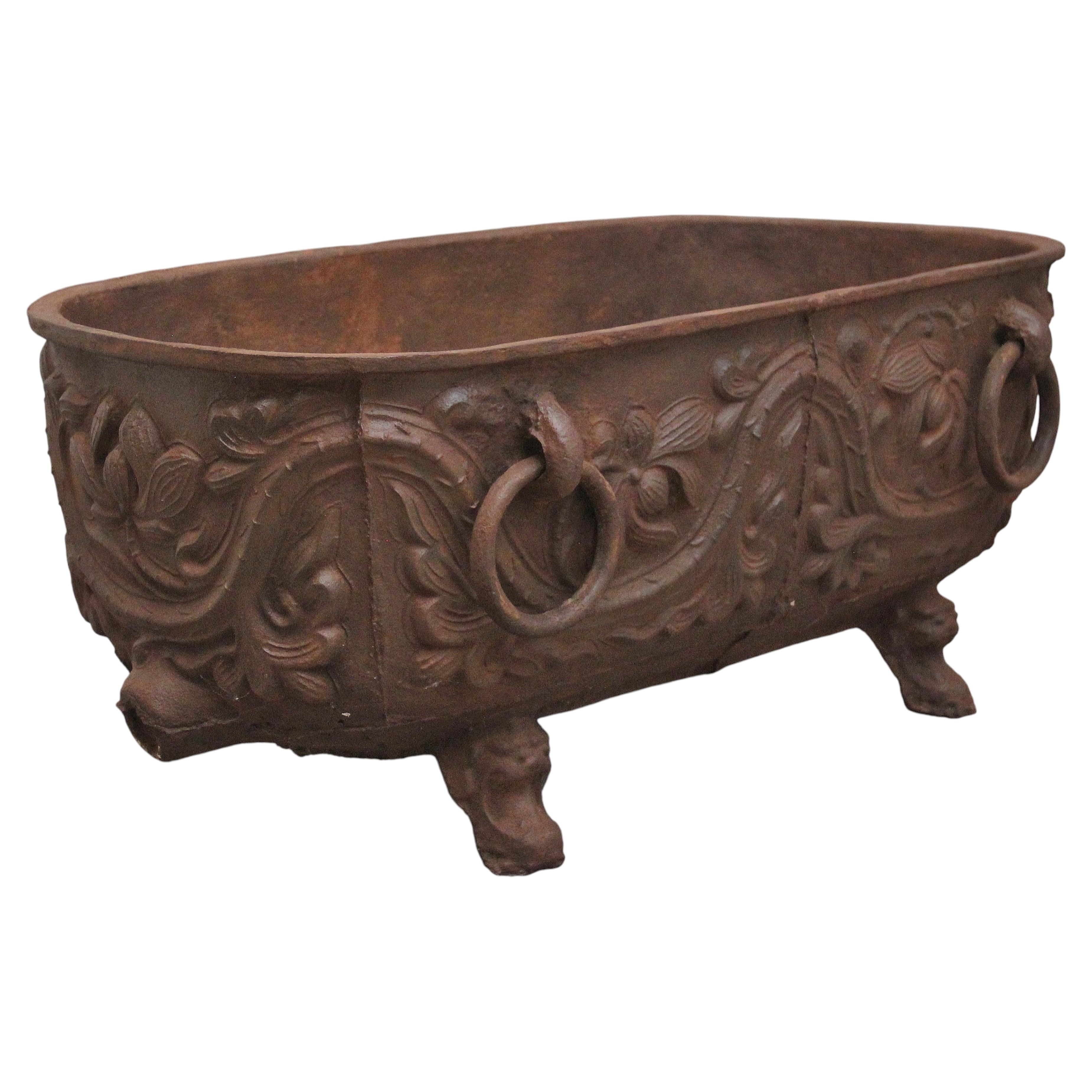 Early 19th Century Chinese cast iron temple bath