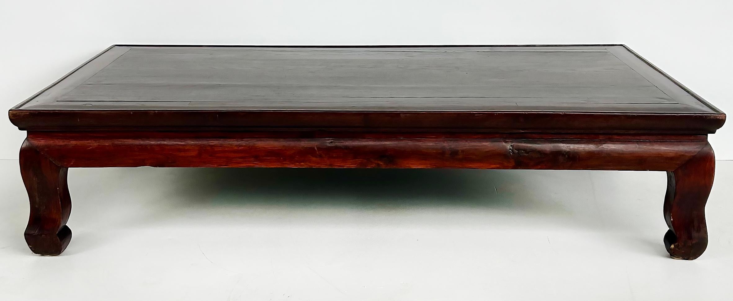 Early 19th Century Chinese Kang Low Coffee Table For Sale 5