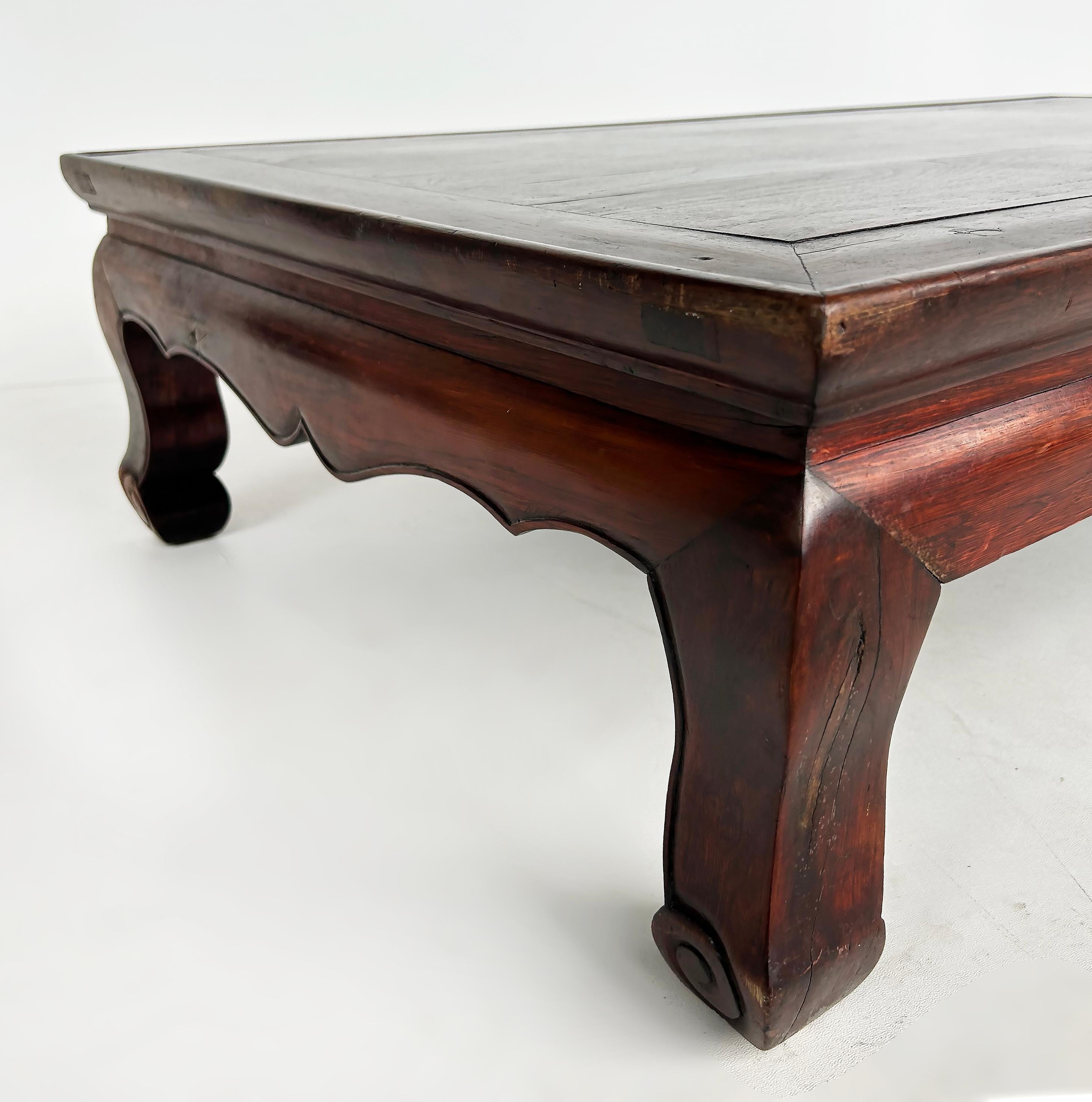 Early 19th Century Chinese Kang Low Coffee Table For Sale 3