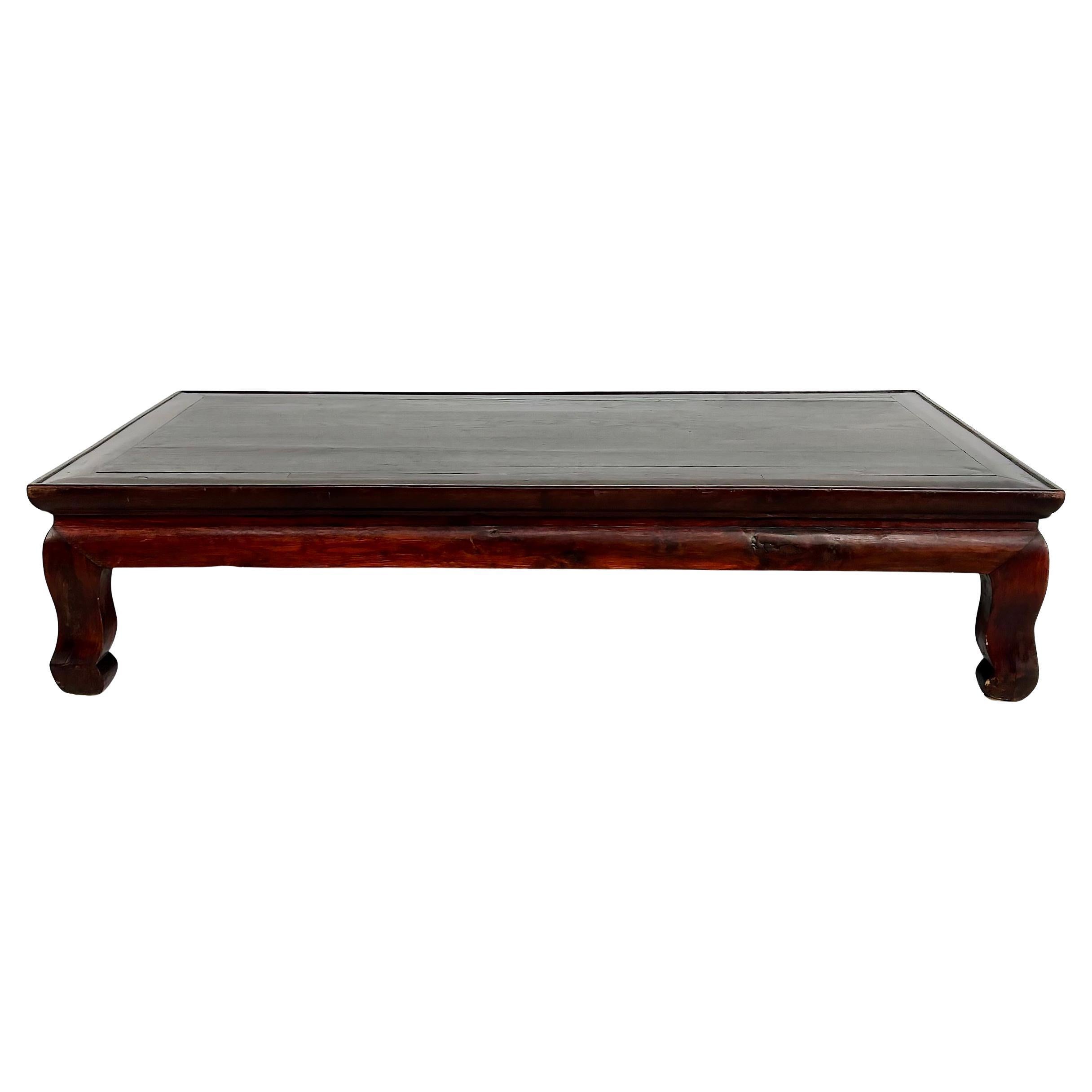 Early 19th Century Chinese Kang Low Coffee Table