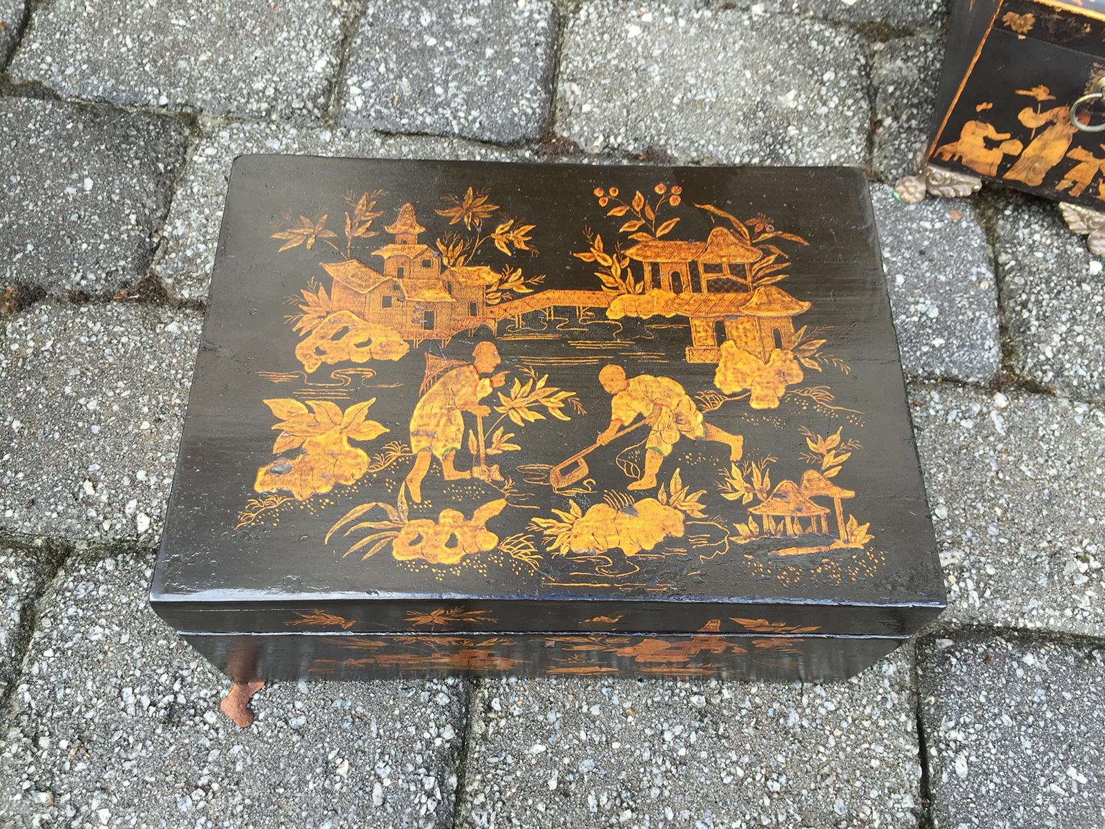 Early 19th century Chinese lacquer box.