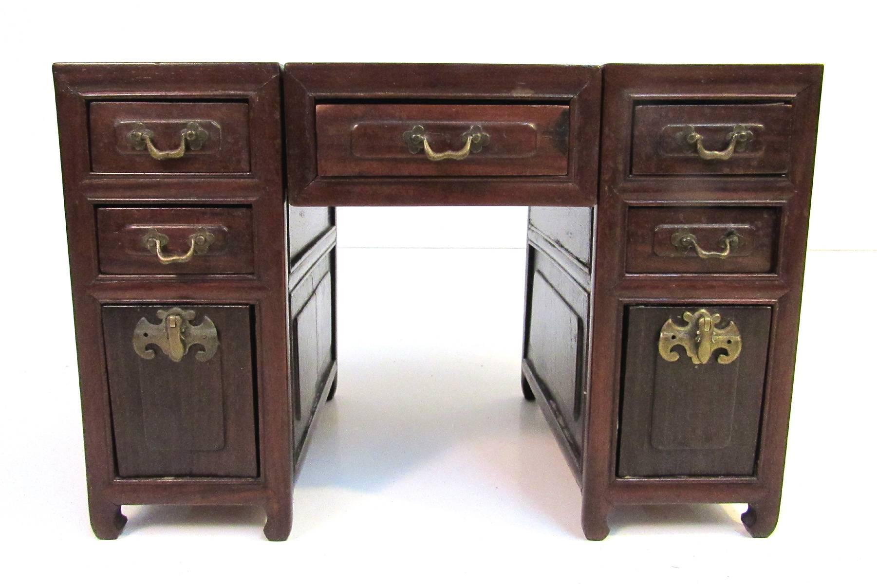 Hand-Crafted Early 19th Century Chinese Miniature Desk