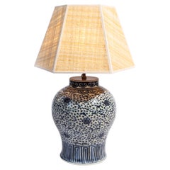 Early 19th Century Chinese Porcelain Jar Lamp