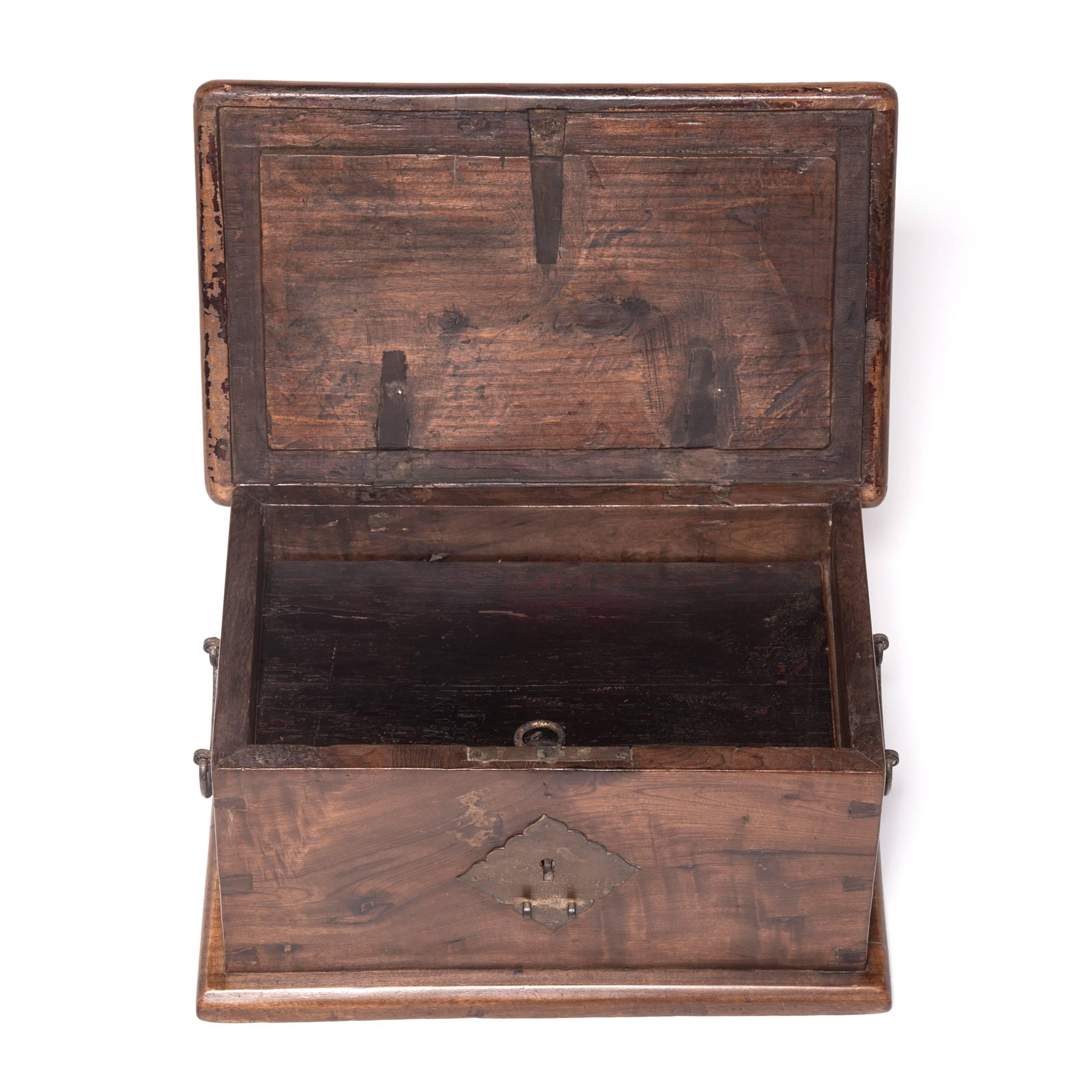 Qing Chinese Studded Lock Box, c. 1800