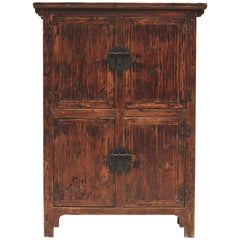Early 19th Century Chinese Walnut Cabinet