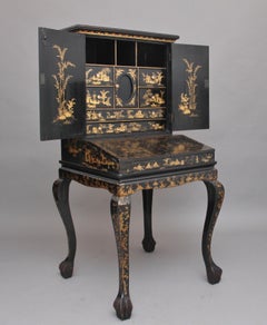 Early 19th Century Chinoiserie Bonheur Du Jour
