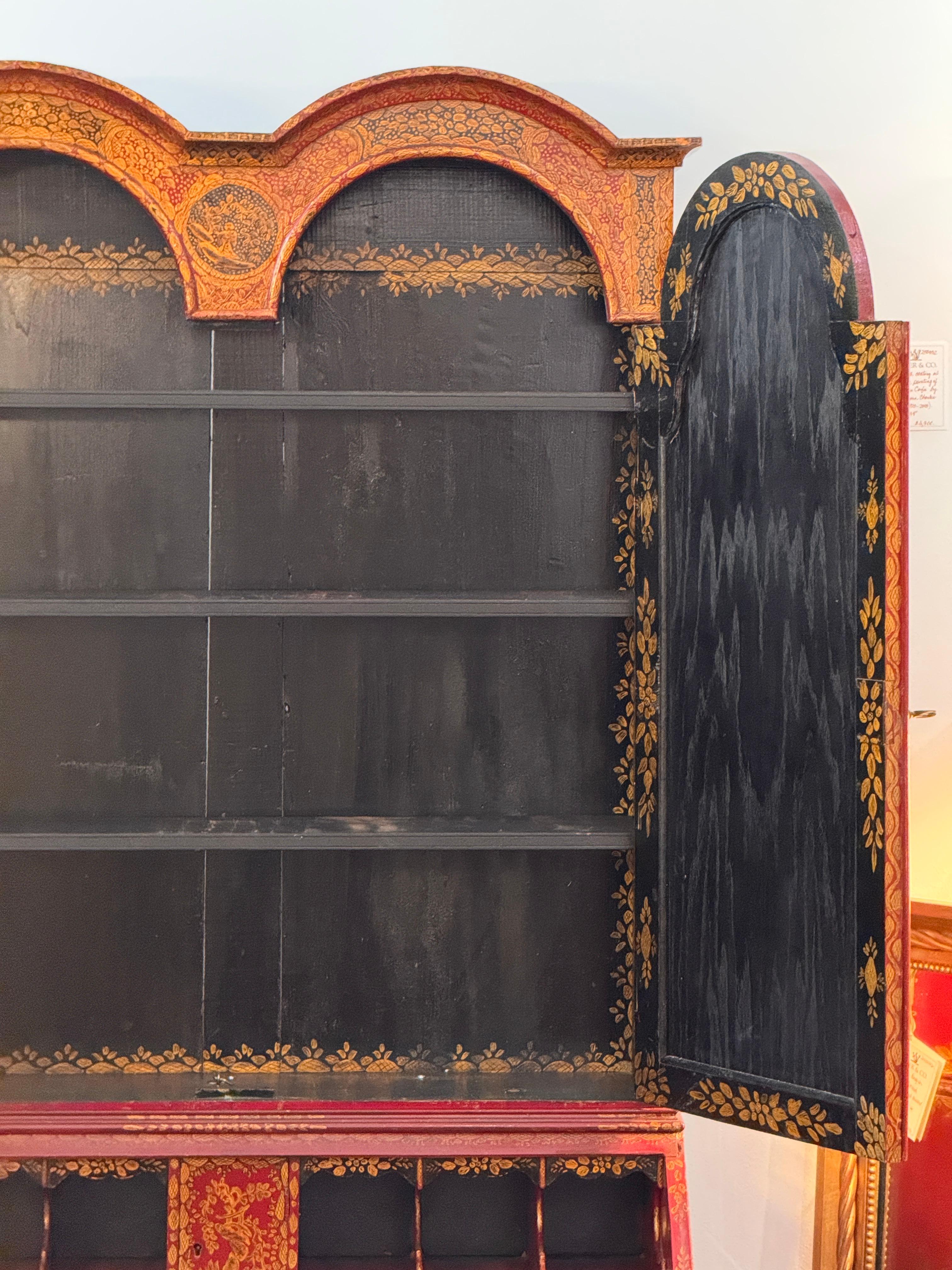 Libreria Chinoiserie dell'inizio del XIX secolo in vendita 7