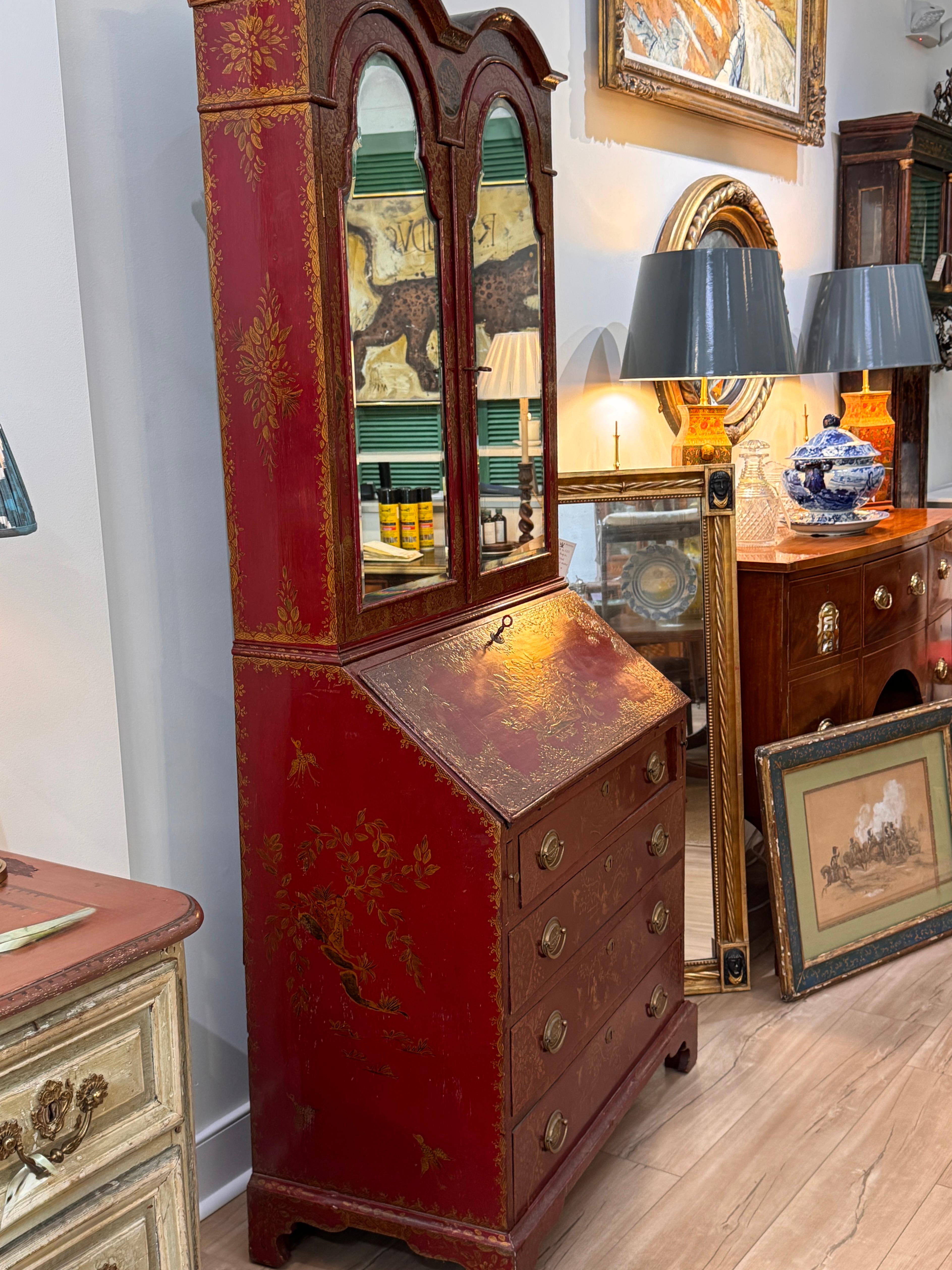 Libreria Chinoiserie dell'inizio del XIX secolo in vendita 9