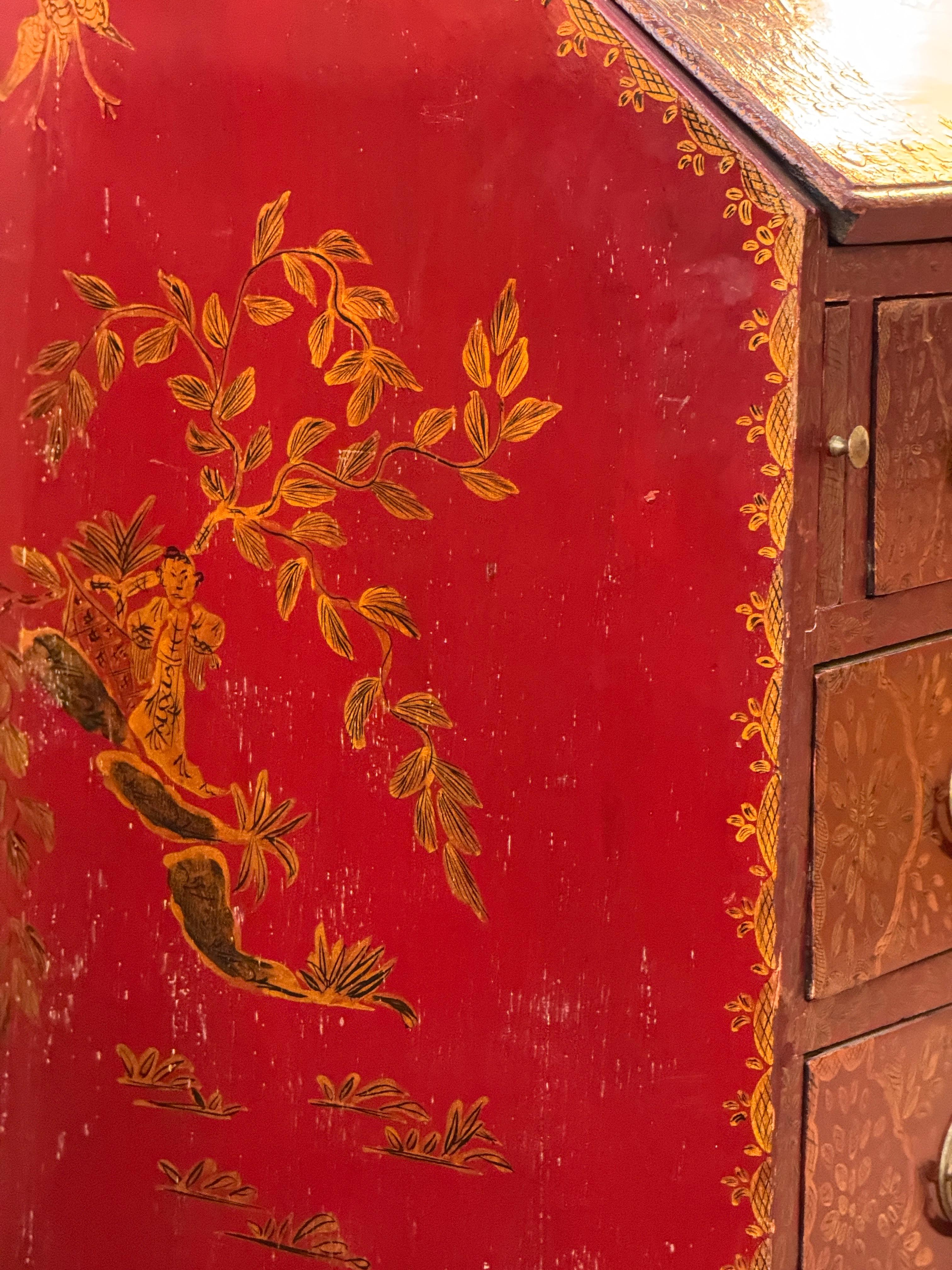 Libreria Chinoiserie dell'inizio del XIX secolo in vendita 11