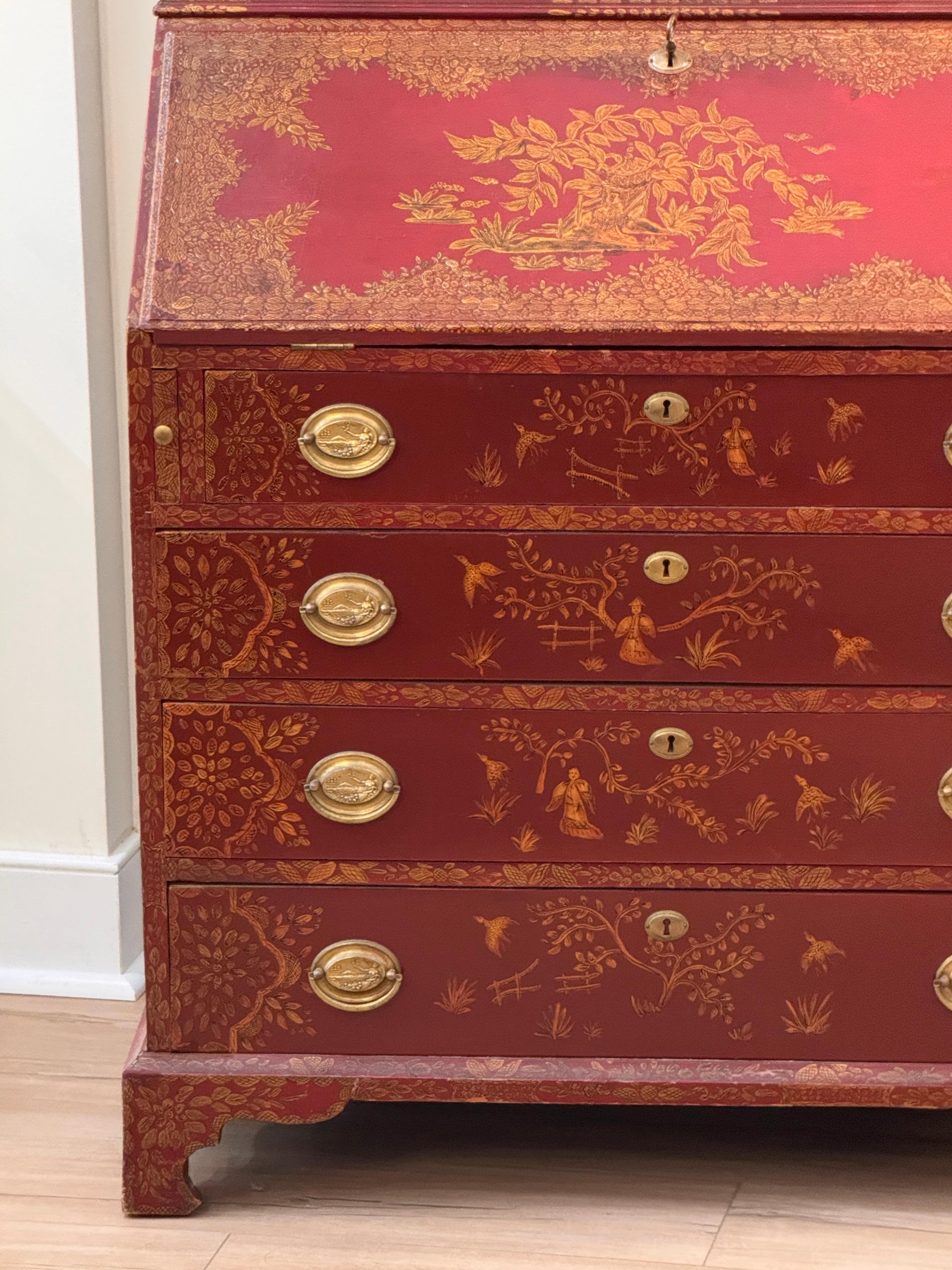 Giorgio III Libreria Chinoiserie dell'inizio del XIX secolo in vendita