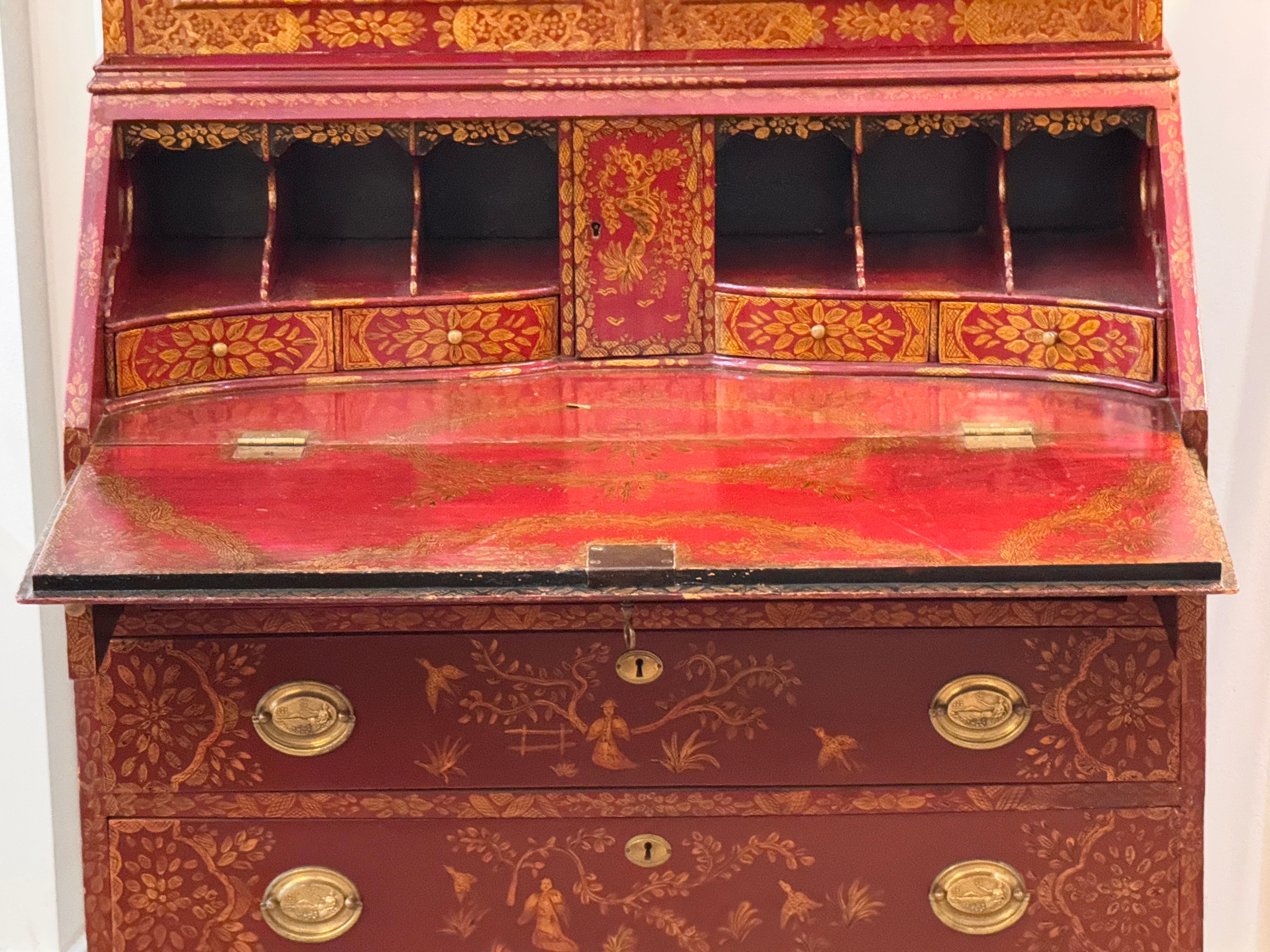 Libreria Chinoiserie dell'inizio del XIX secolo in vendita 3