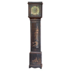 Antique Early 19th Century Chinoiserie Tall Clock
