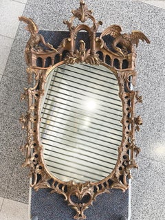 Early 19th Century Chippendale Style Giltwood Mirror