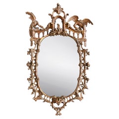 Early 19th Century Chippendale Style Giltwood Mirror