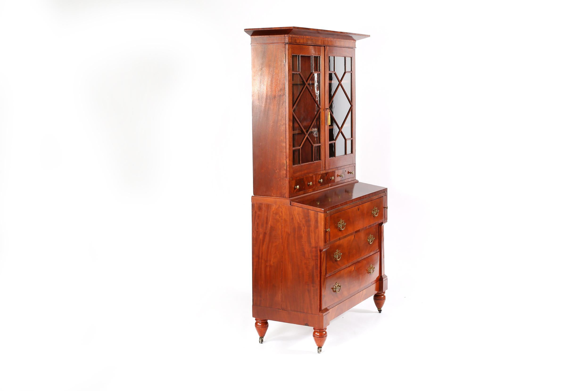 antique english secretary desk