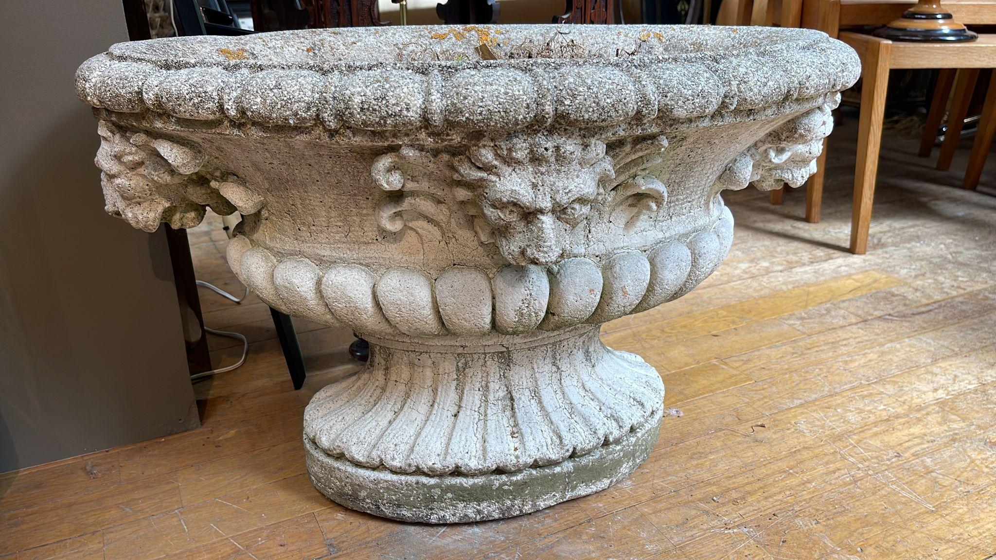 English Early 19th Century Classical Style Oval Shaped Urn For Sale