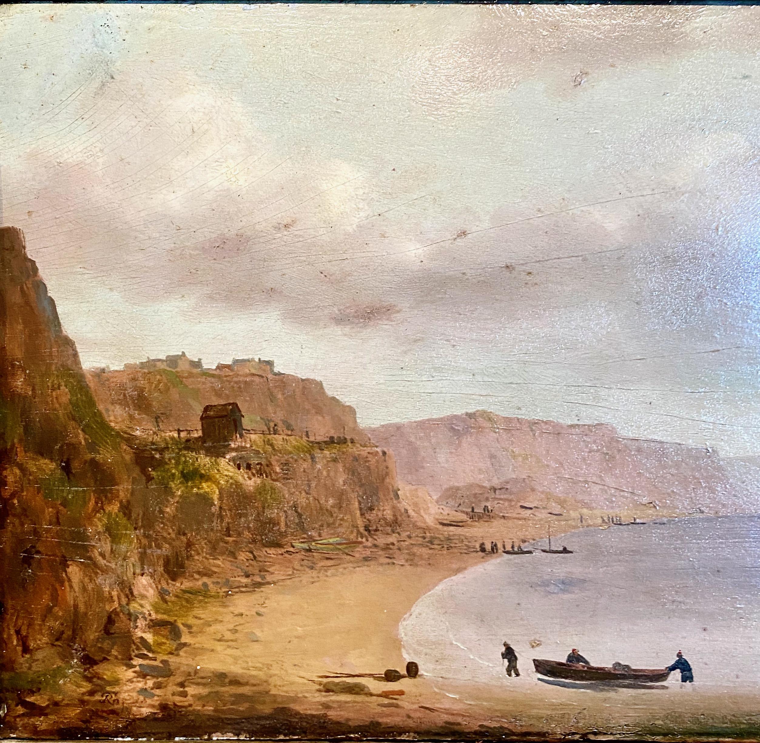 French Early 19th Century Coastal Scene