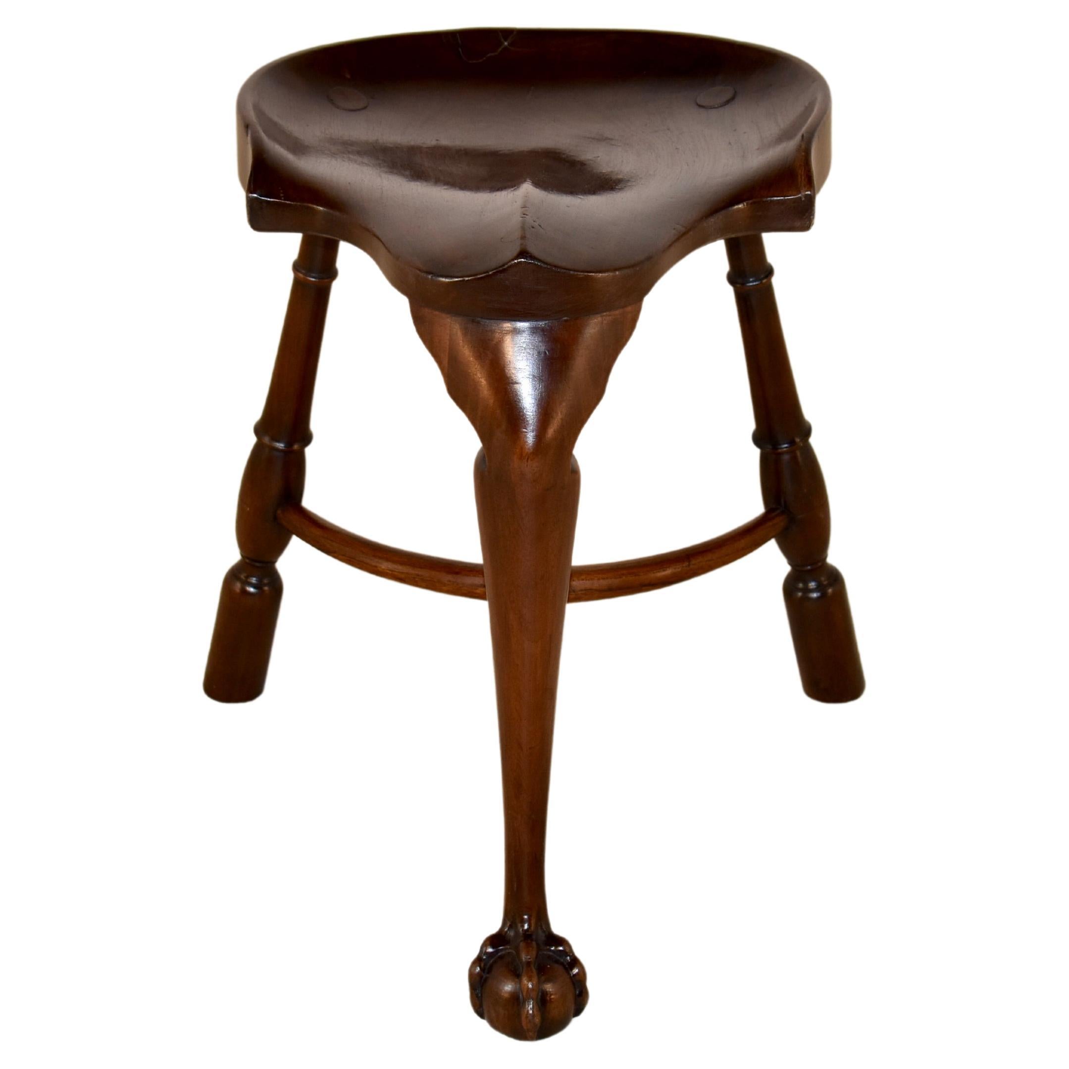 Early 19th Century Cock Fighting Stool For Sale