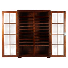 Early 19th Century Collection Cabinet or Apothecary Cabinet, Mahogany, c. 1800