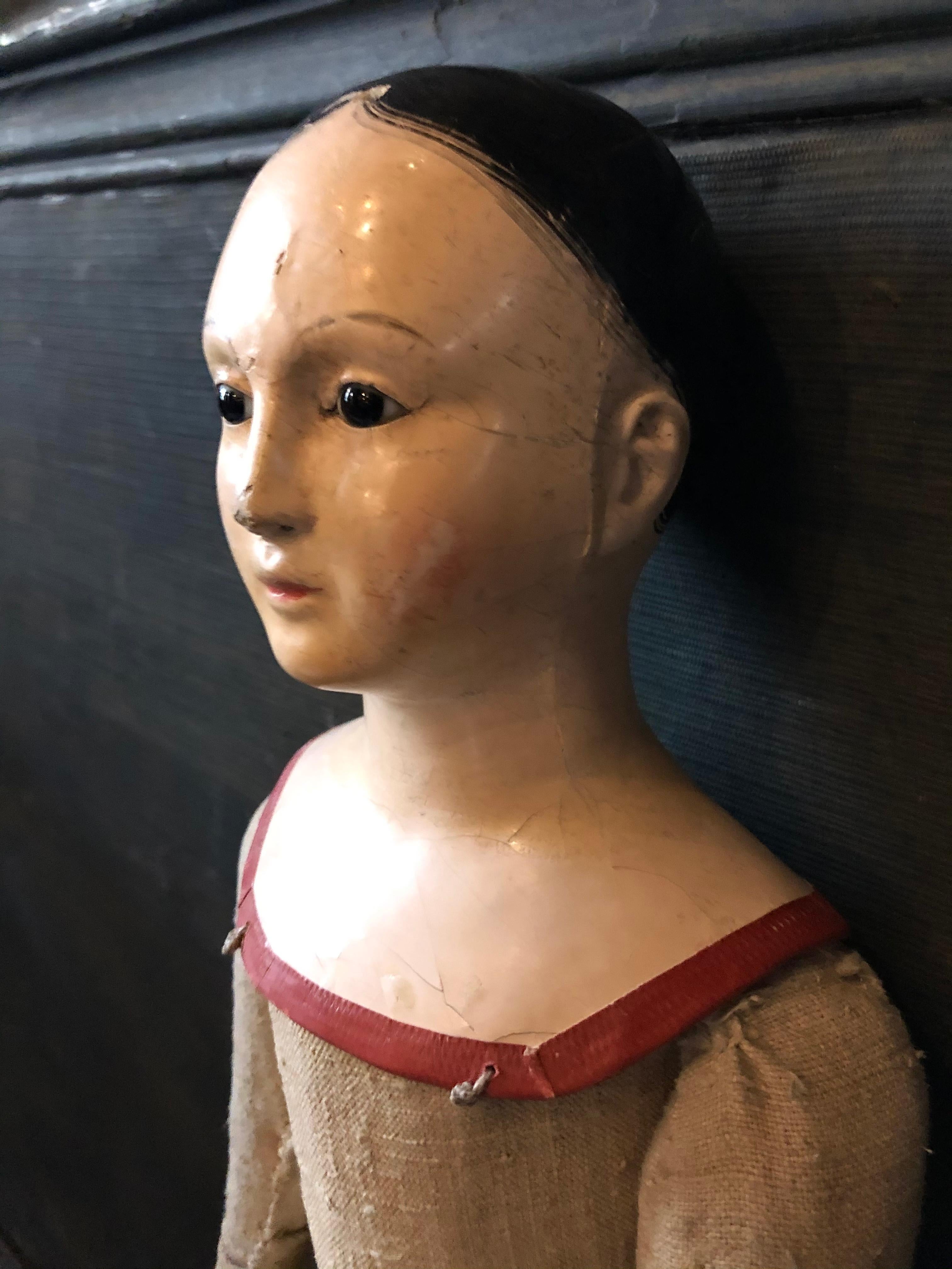 Empire Early 19th Century Collector’s Doll For Sale