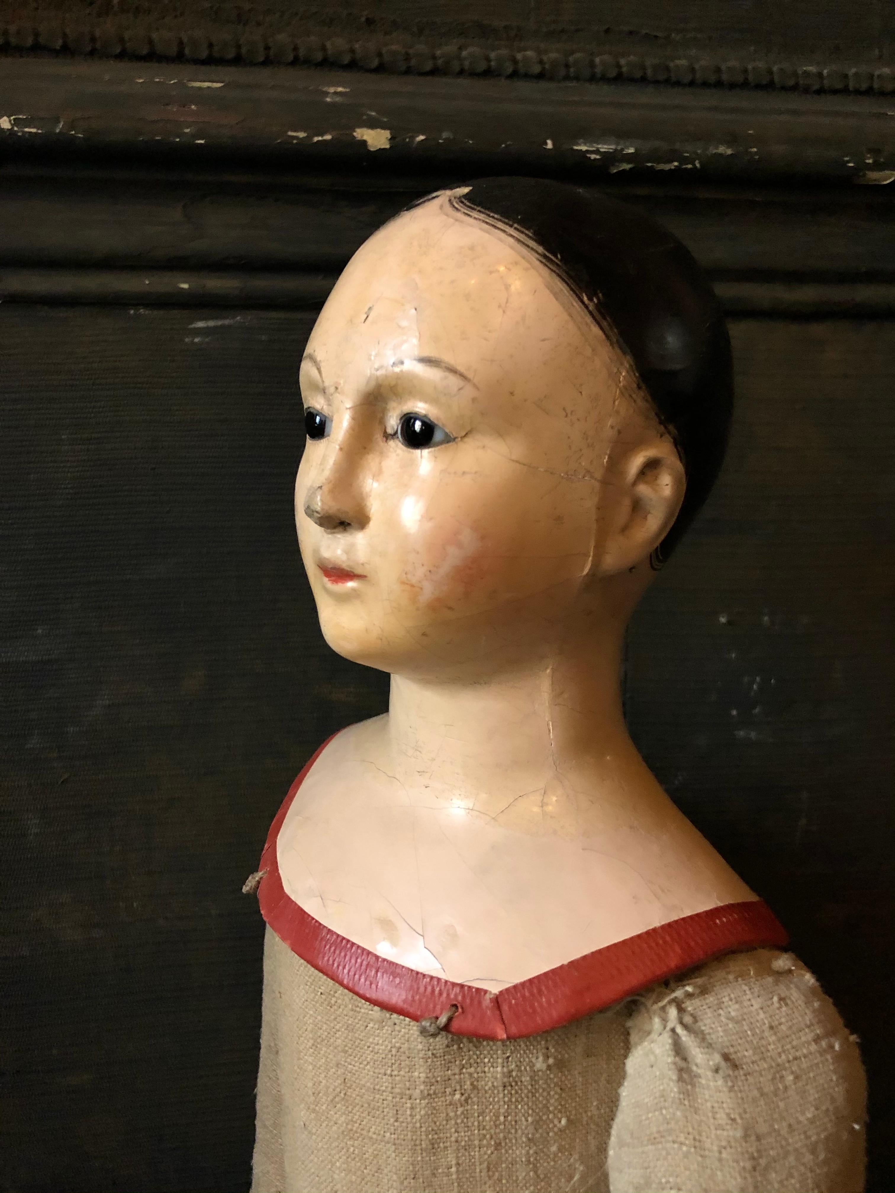 Early 19th Century Collector’s Doll In Good Condition For Sale In Paris, FR