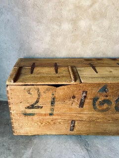 Early 19th Century  Colonial Storage Chest From Mexico