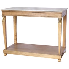 Early 19th Century Console Table‏ with Marble Top