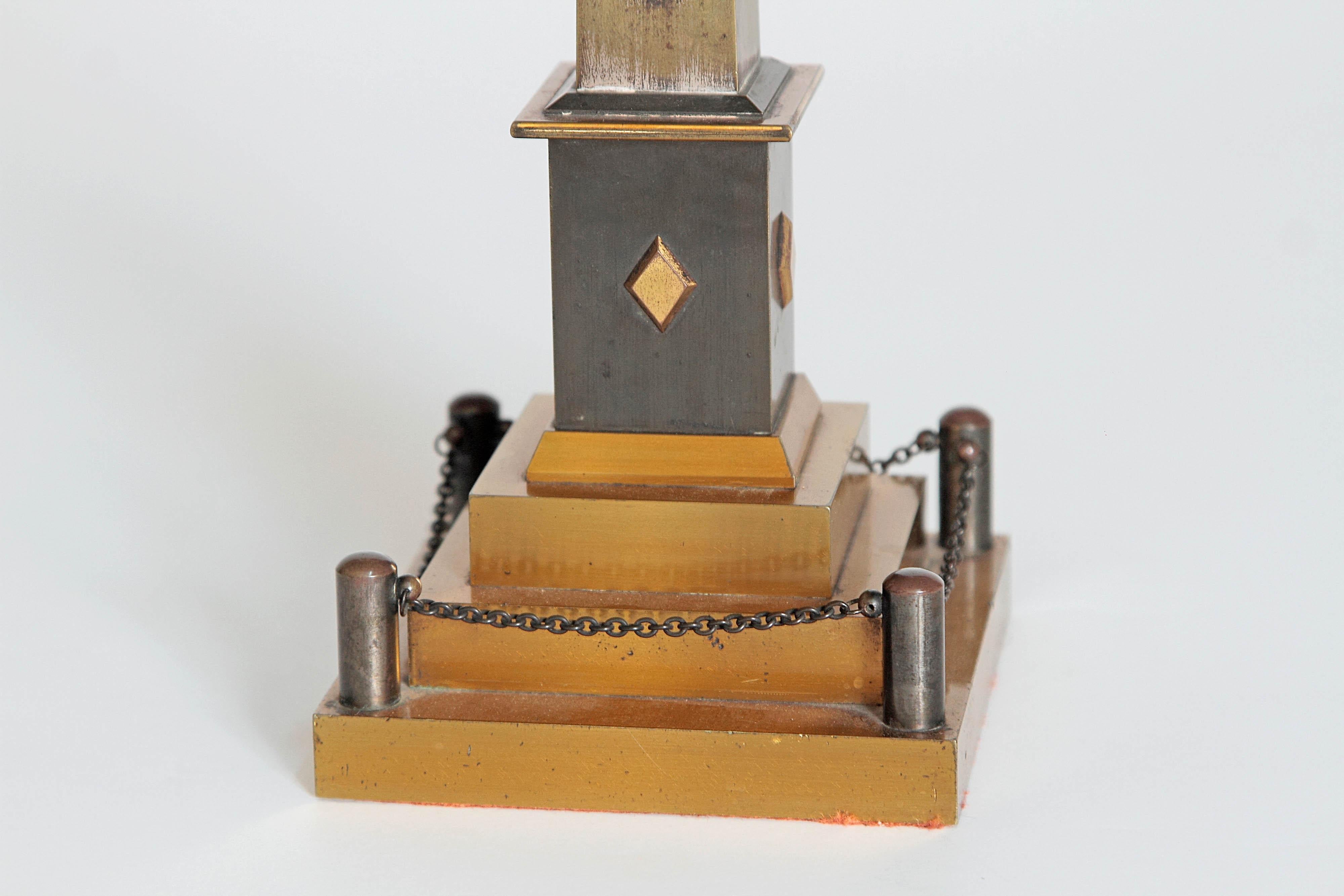 Early 19th Century Continental Grand Tour Obelisk Thermometer 3