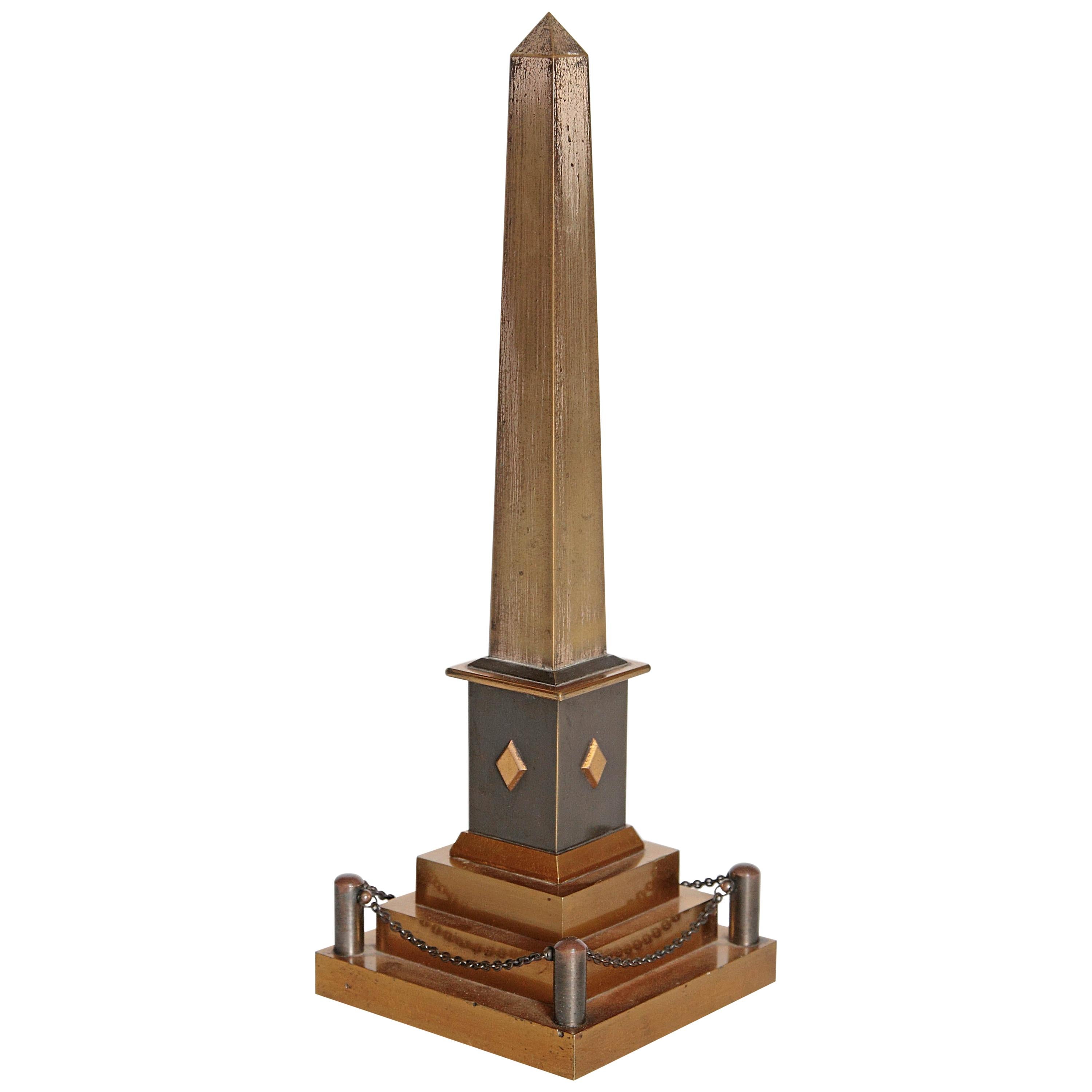 Kontinentales Grand Tour-Obelisk-thermometer aus dem frühen 19. Jahrhundert