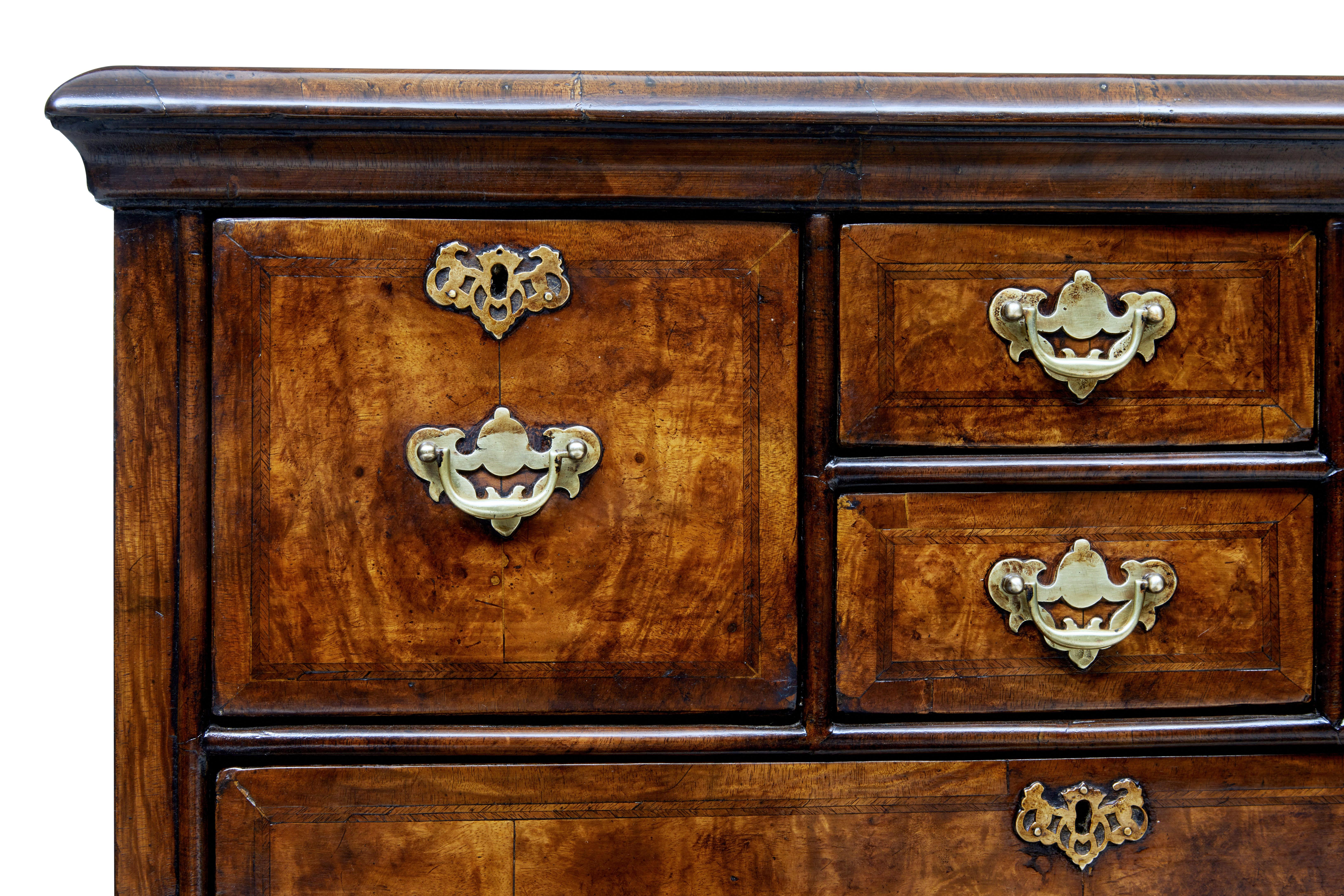 Early 19th Century Continental Walnut Chest of Drawers 2
