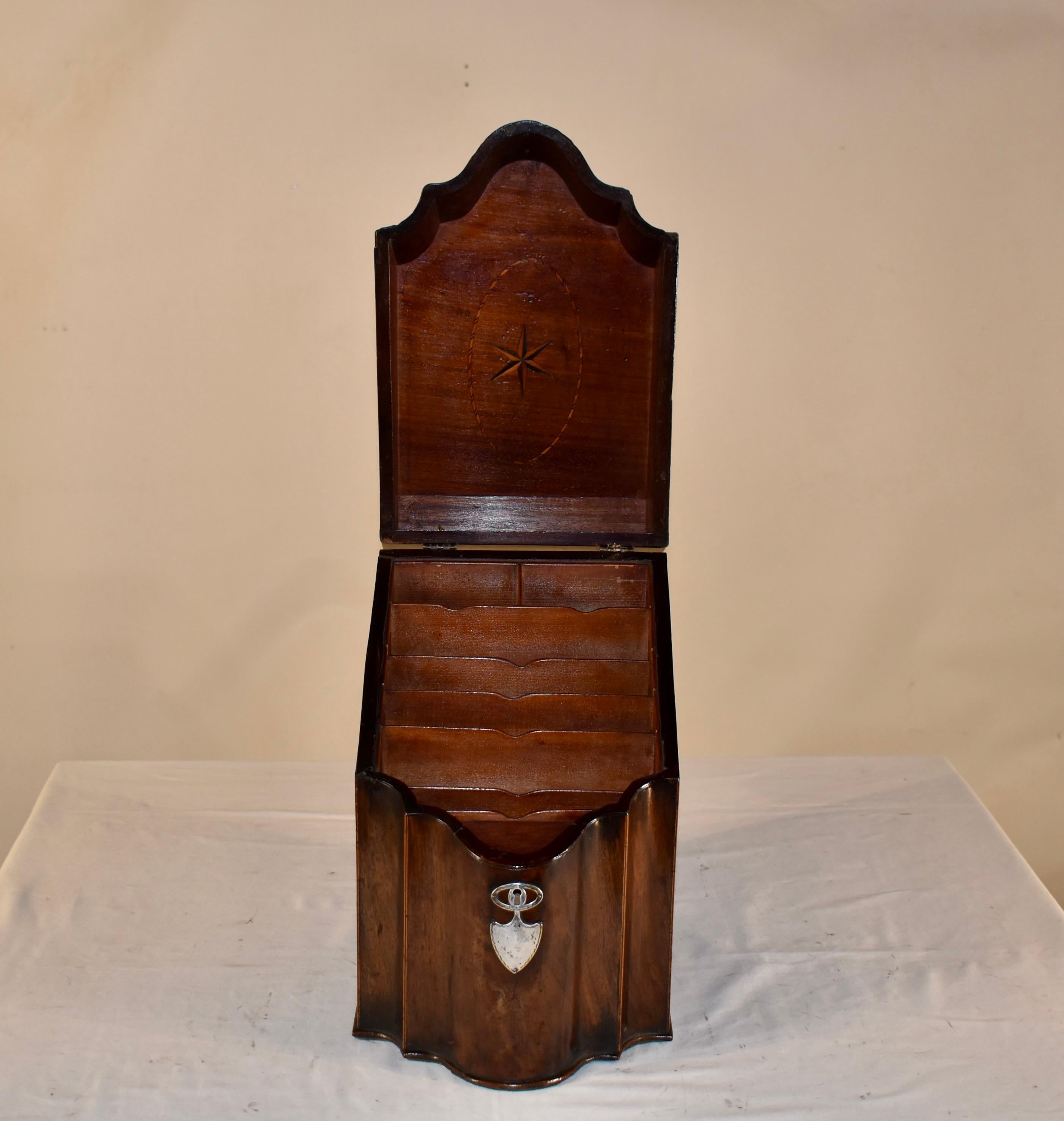 English Early 19th Century Converted Stationery Box For Sale