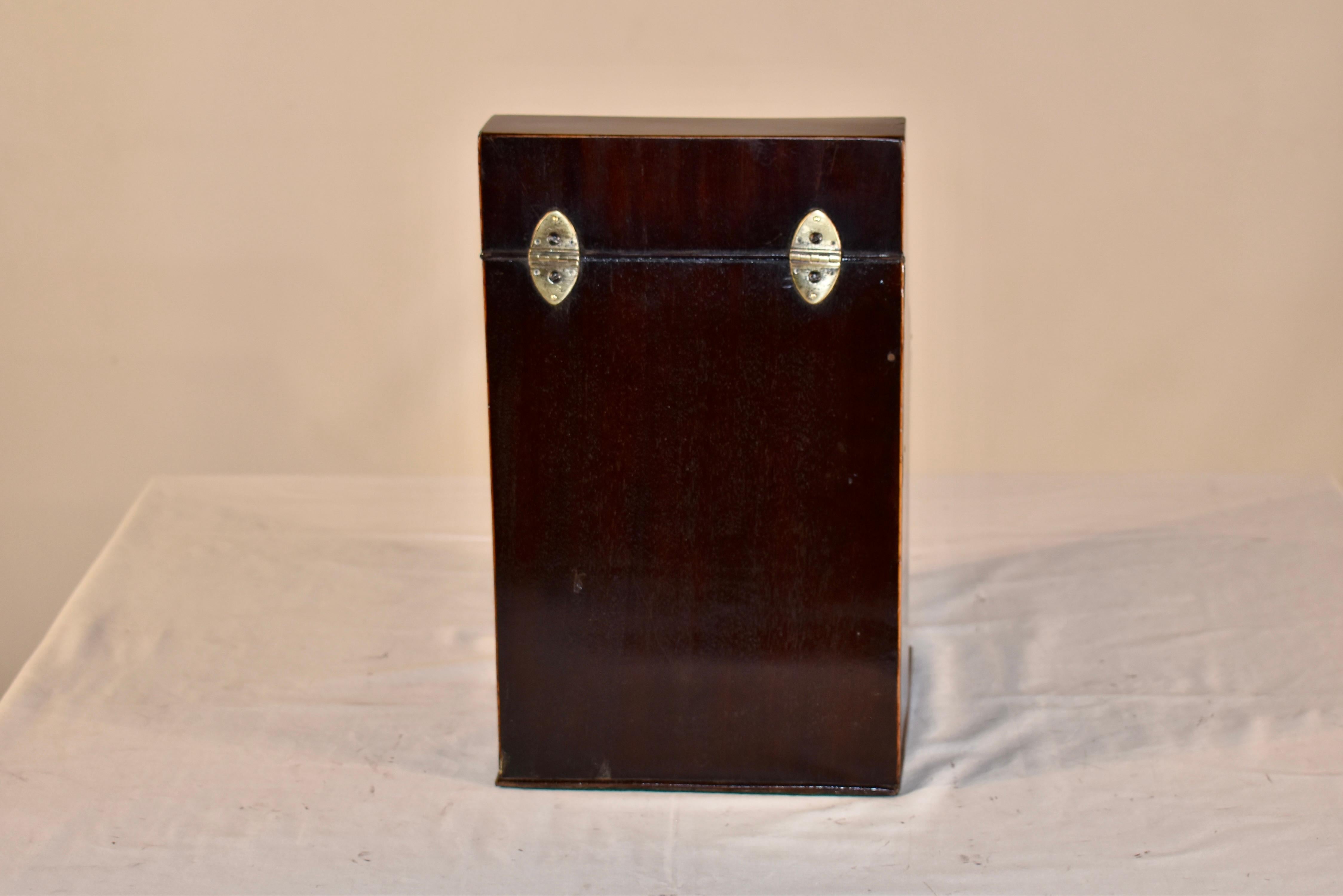 Early 19th Century Converted Stationery Box For Sale 1