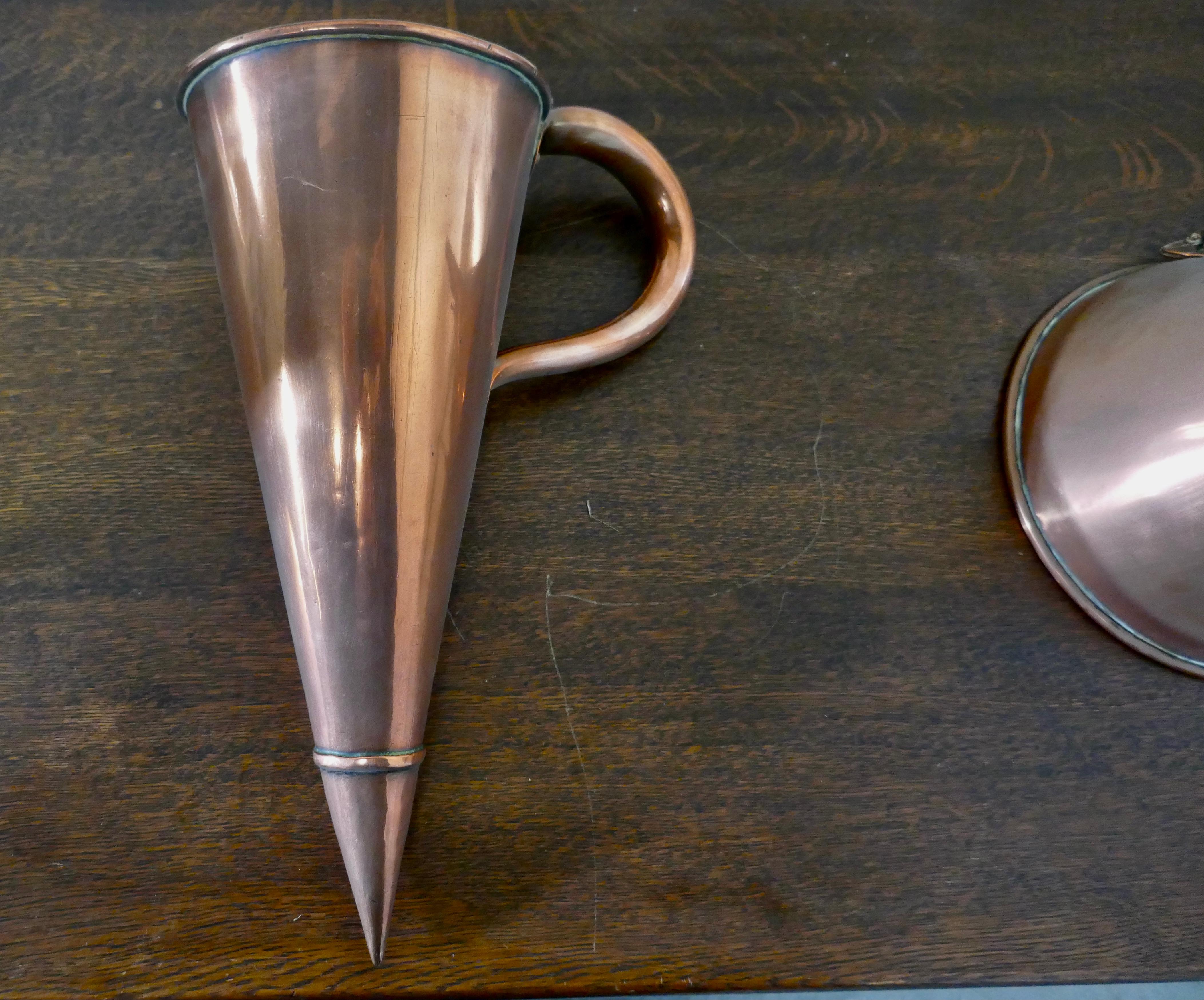 copper funnel set