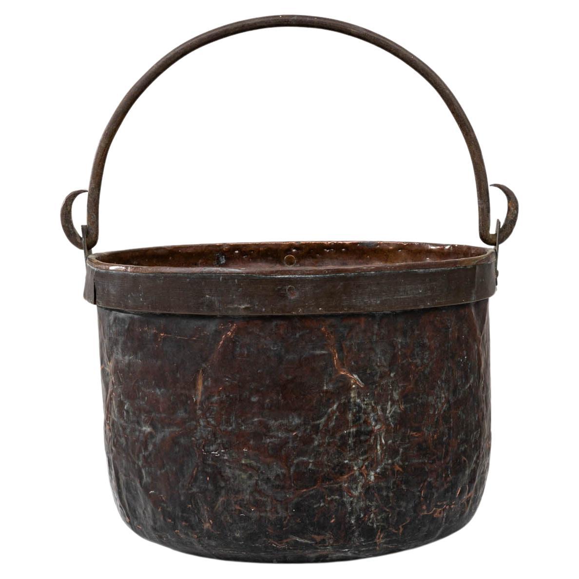 Early 19th Century Copper Bucket For Sale