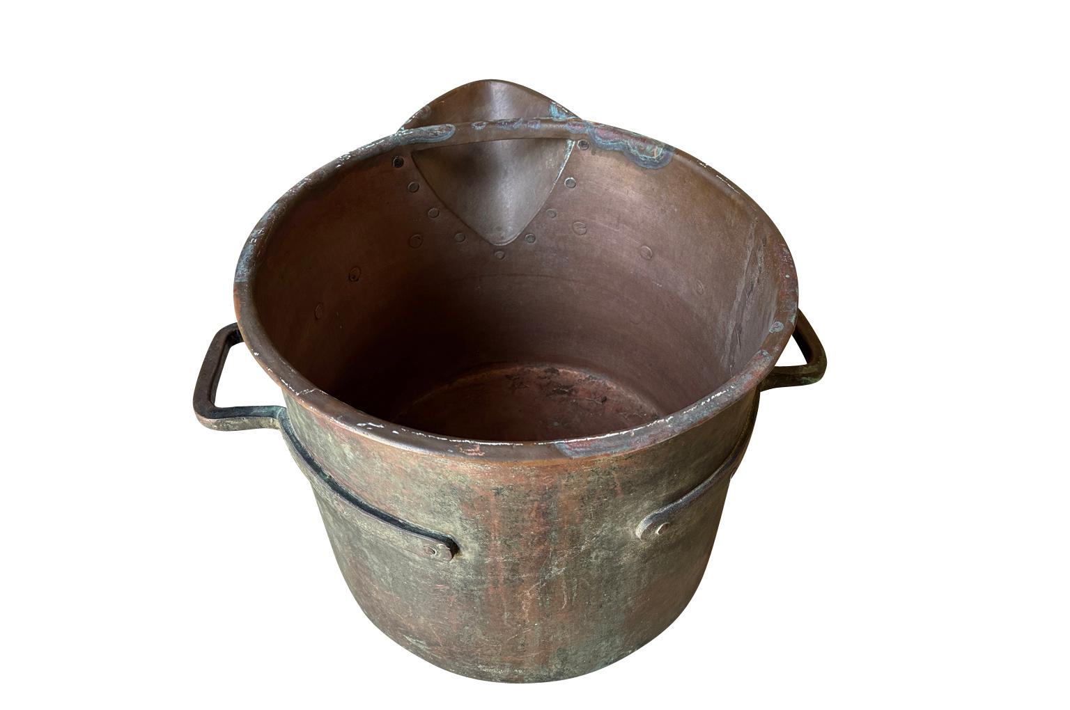 Early 19th Century Copper Cauldron For Sale 2